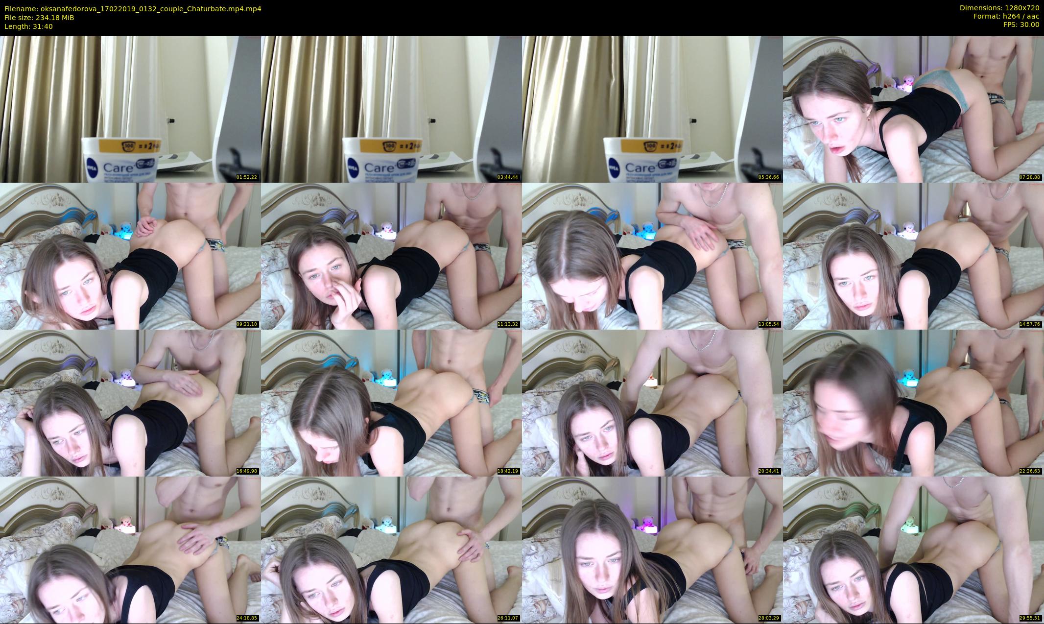 oksanafedorova — 32 minute Chaturbate female cam show recording, 720p, Feb 17, 2019