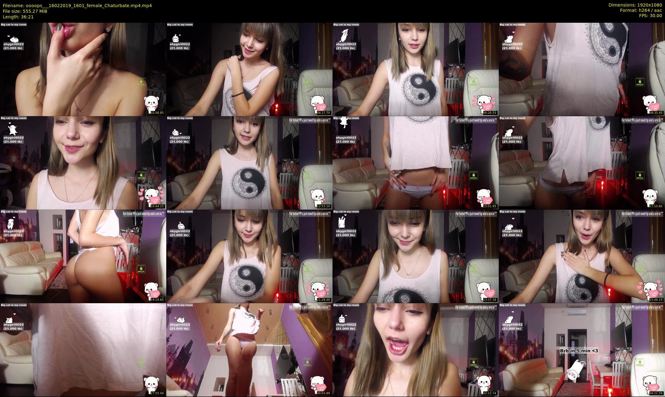 oooops__ — 37 minute Chaturbate female cam show recording, 1080p, Feb 16, 2019