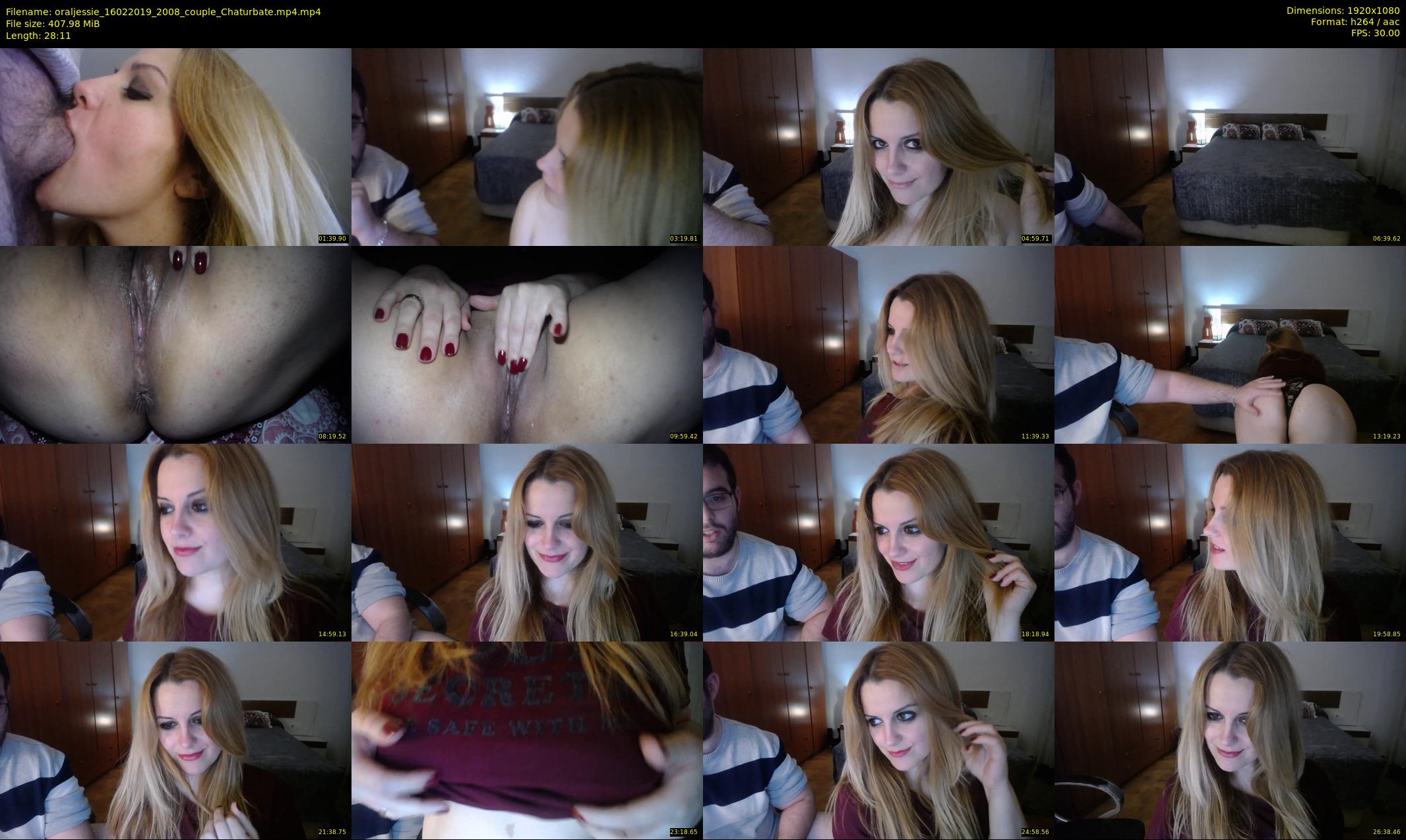 oraljessie — 29 minute Chaturbate couple cam show recording, 1080p, Feb 16, 2019