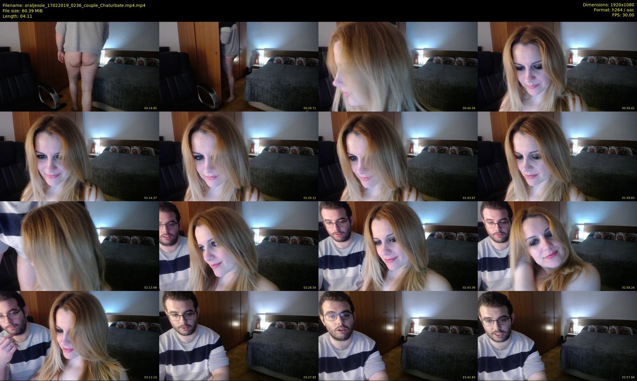 oraljessie — 5 minute Chaturbate couple cam show recording, 1080p, Feb 17, 2019