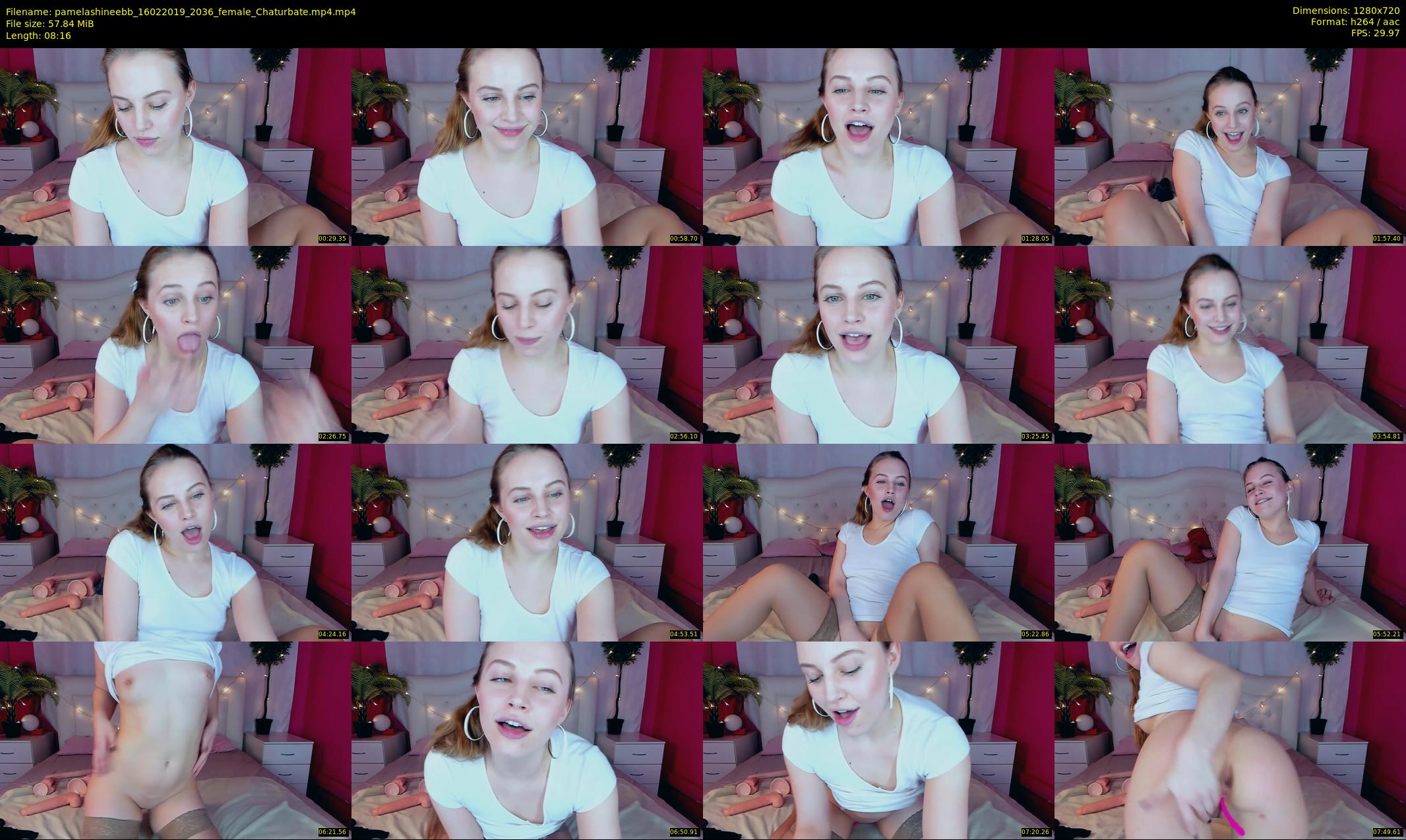 pamelashineebb — 9 minute Chaturbate female cam show recording, 720p, Feb 16, 2019