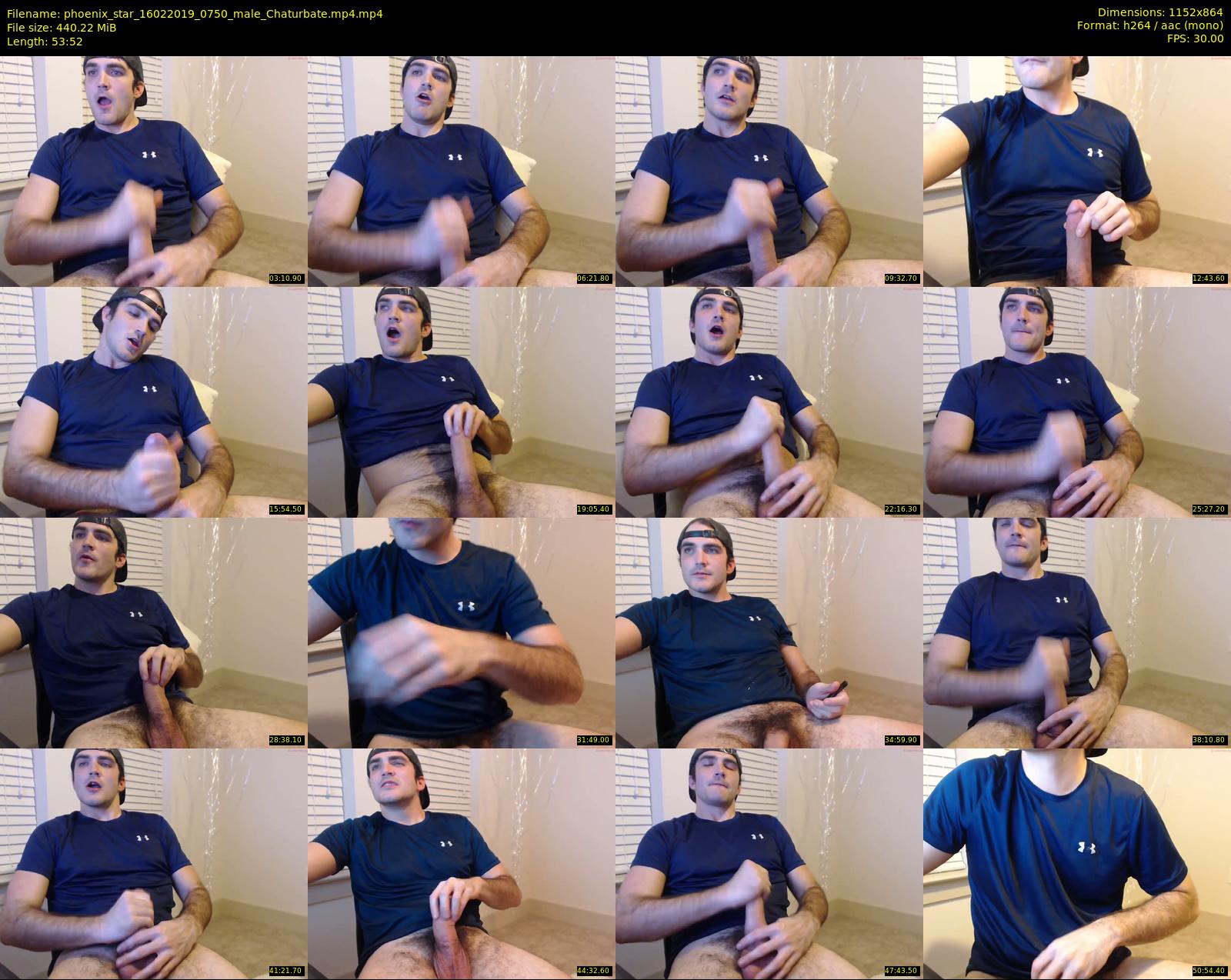 phoenix_star — 54 minute Chaturbate male cam show recording, 720p, Feb 16, 2019