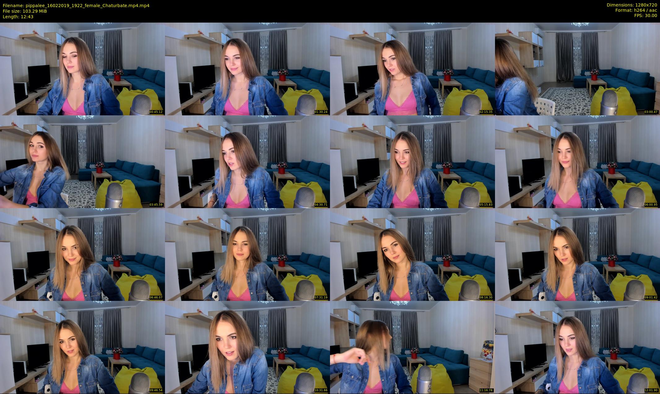 pippalee — 13 minute Chaturbate female cam show recording, 720p, Feb 16, 2019