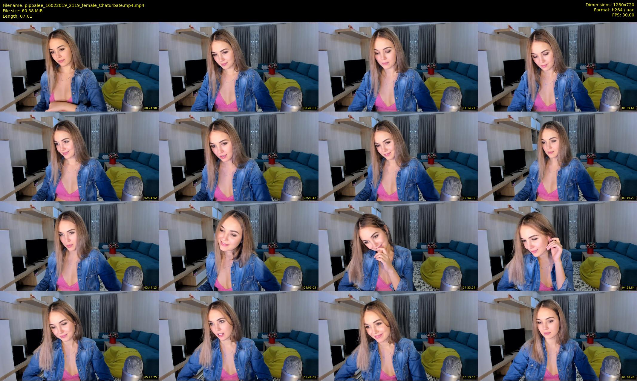 pippalee — 8 minute Chaturbate female cam show recording, 720p, Feb 16, 2019