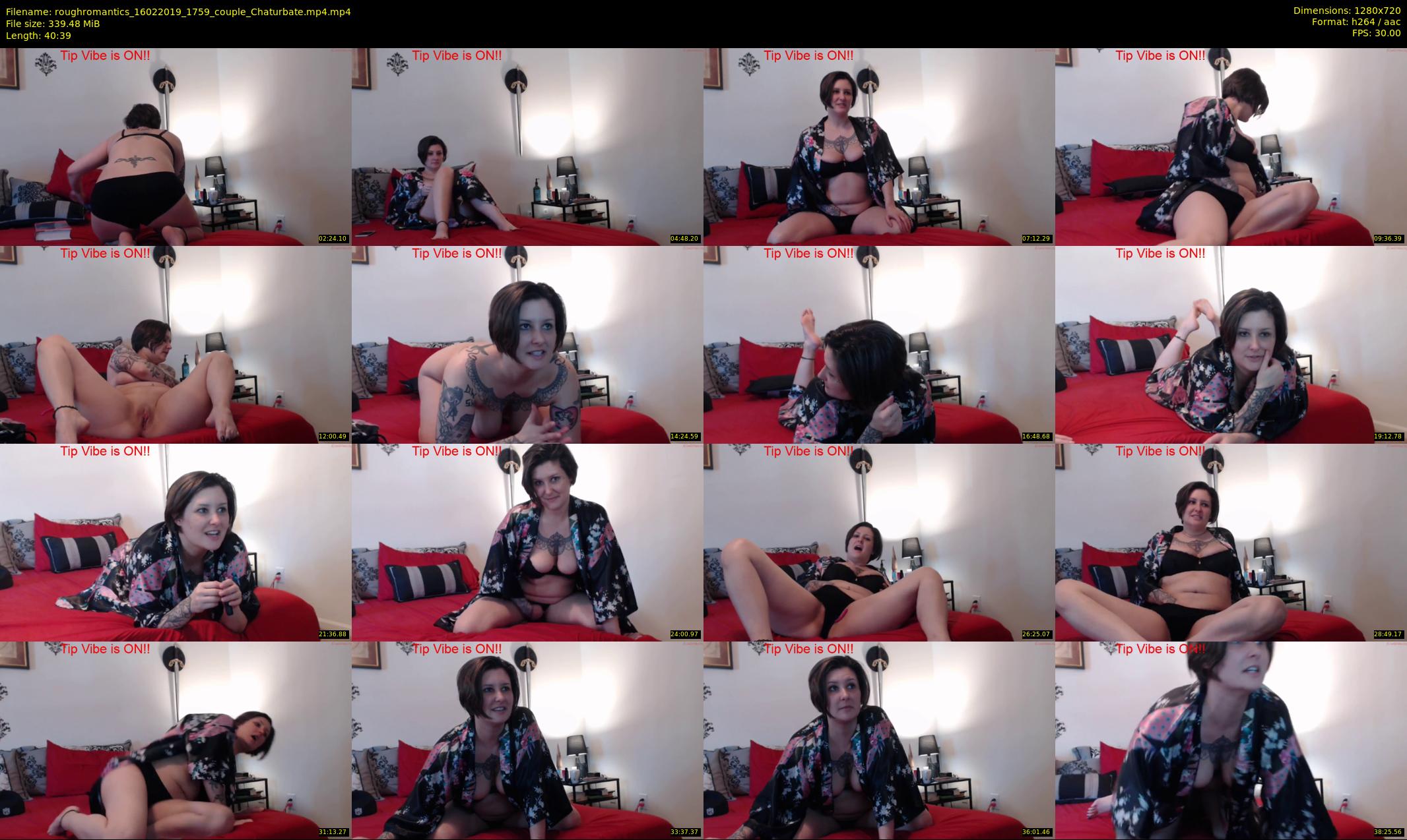 roughromantics — 41 minute Chaturbate couple cam show recording, 720p, Feb 16, 2019