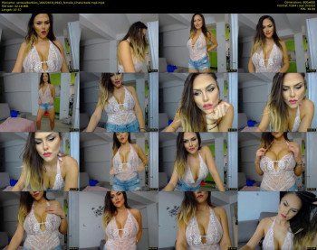 sensualbarbies — 8 minute Chaturbate female cam show recording, 480p, Feb 16, 2019