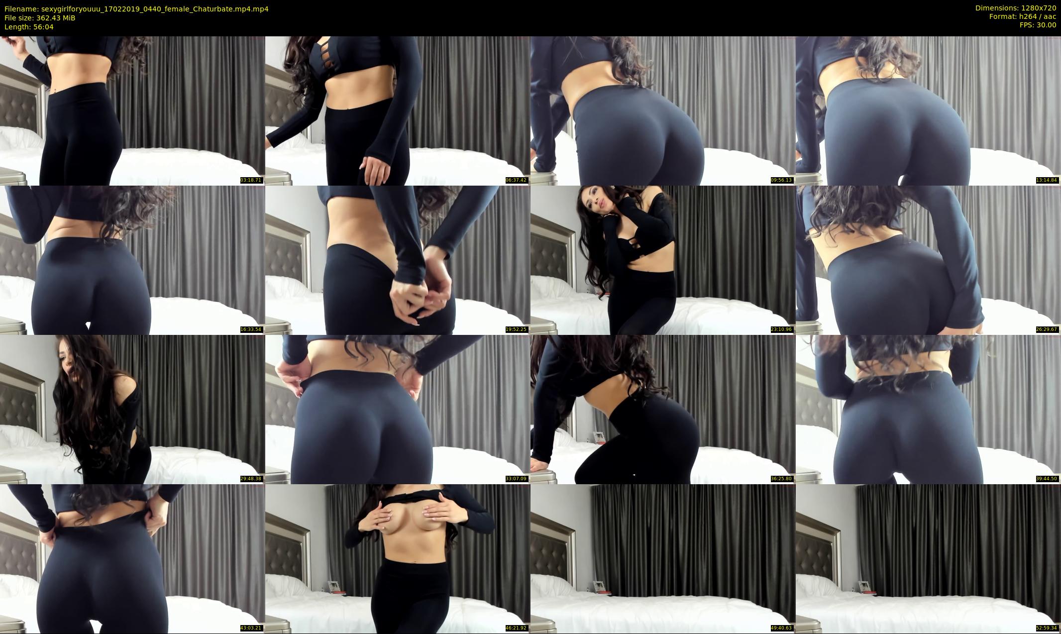 sexygirlforyouuu — 57 minute Chaturbate female cam show recording, 720p, Feb 17, 2019