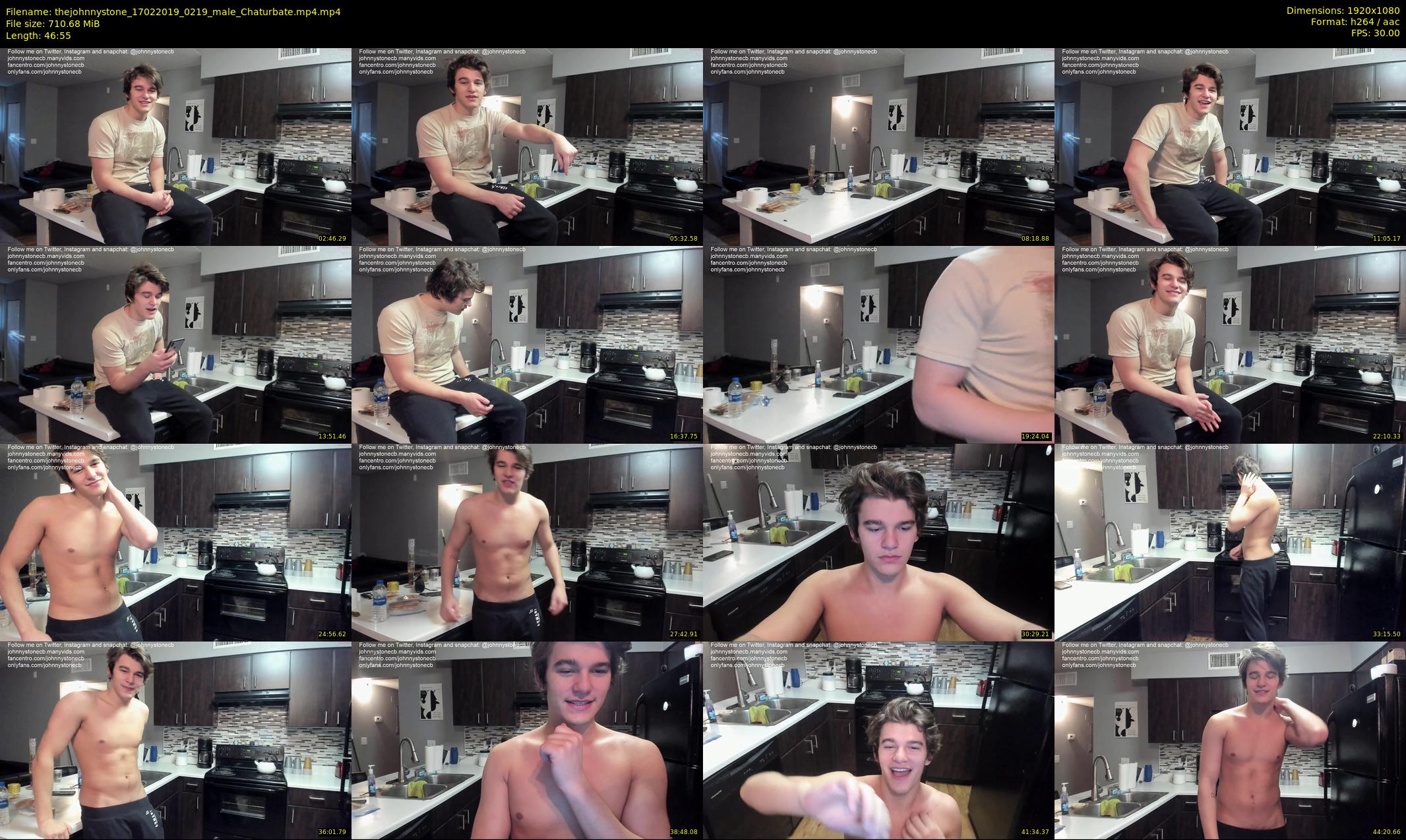 thejohnnystone — 47 minute Chaturbate male cam show recording, 1080p, Feb 17, 2019