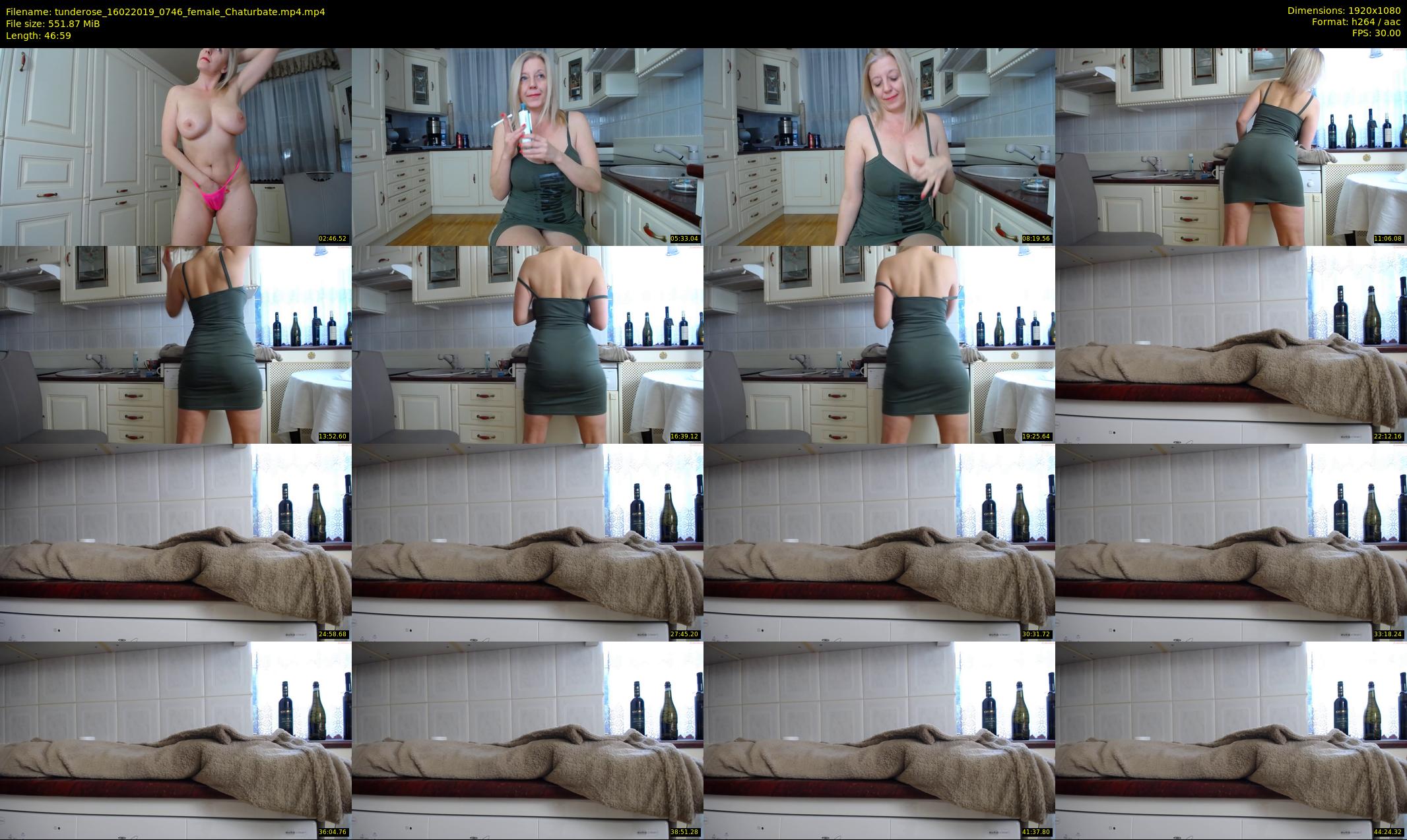 tunderose — 47 minute Chaturbate female cam show recording, 1080p, Feb 16, 2019