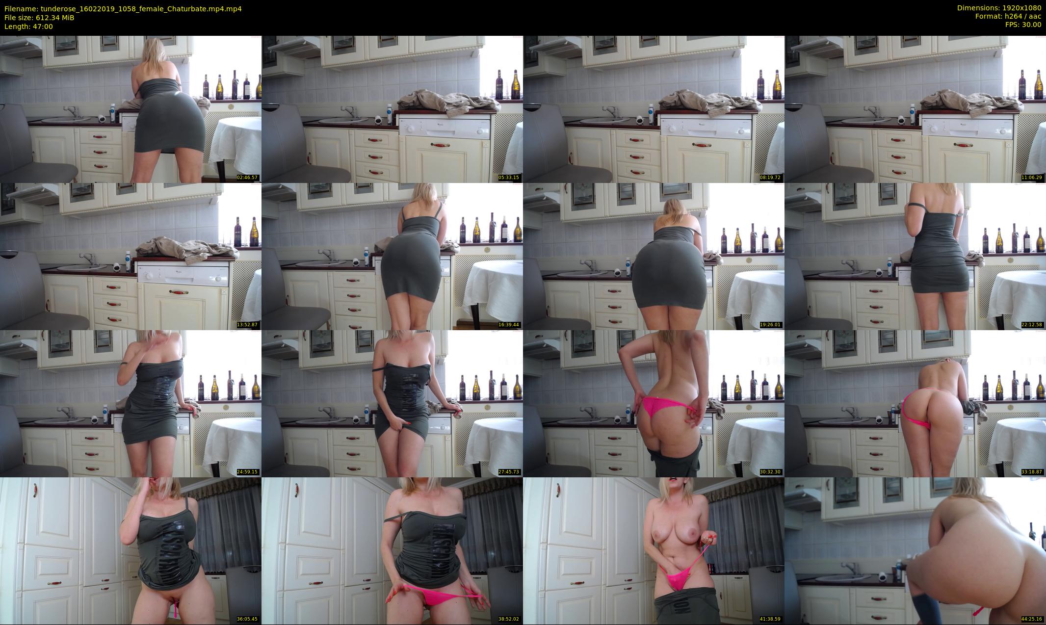 tunderose — 47 minute Chaturbate female cam show recording, 1080p, Feb 16, 2019