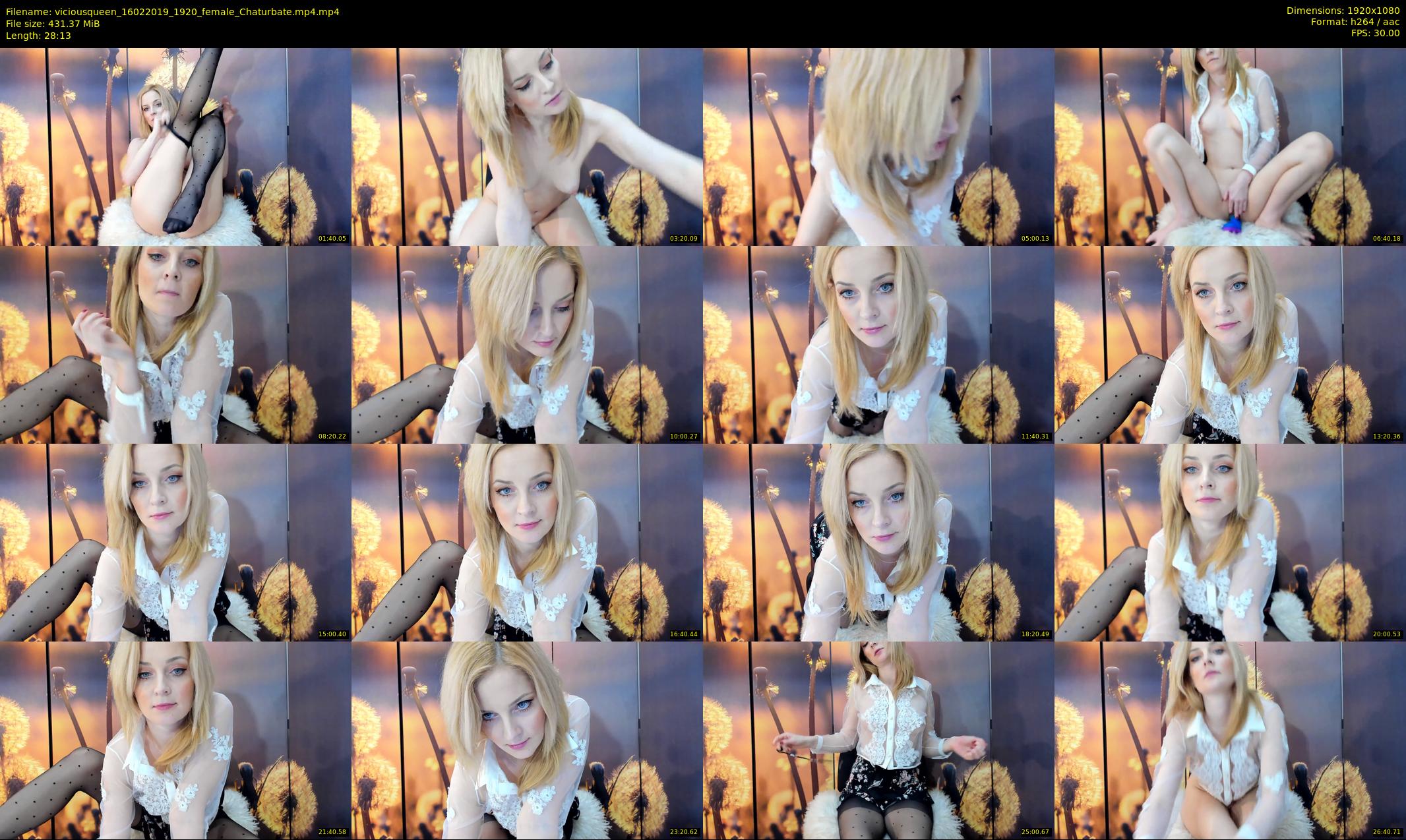 viciousqueen — 29 minute Chaturbate female cam show recording, 1080p, Feb 16, 2019