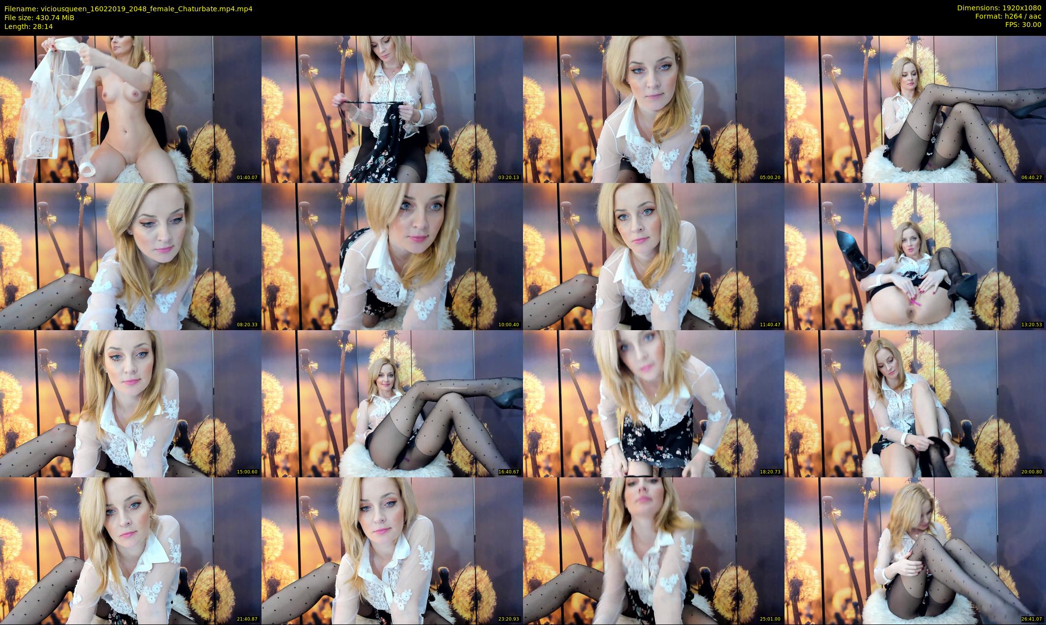 viciousqueen — 29 minute Chaturbate female cam show recording, 1080p, Feb 16, 2019