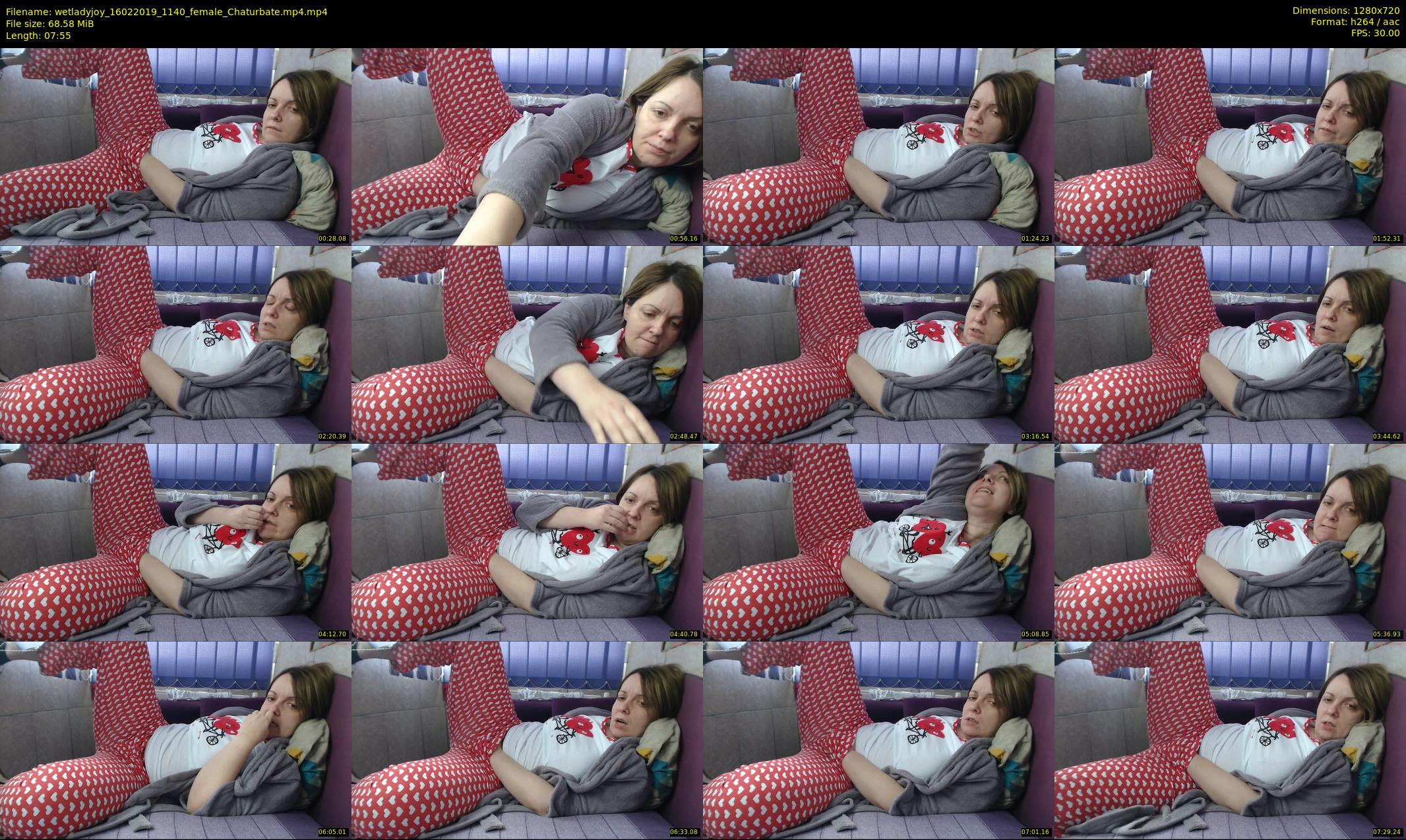 wetladyjoy — 8 minute Chaturbate female cam show recording, 720p, Feb 16, 2019