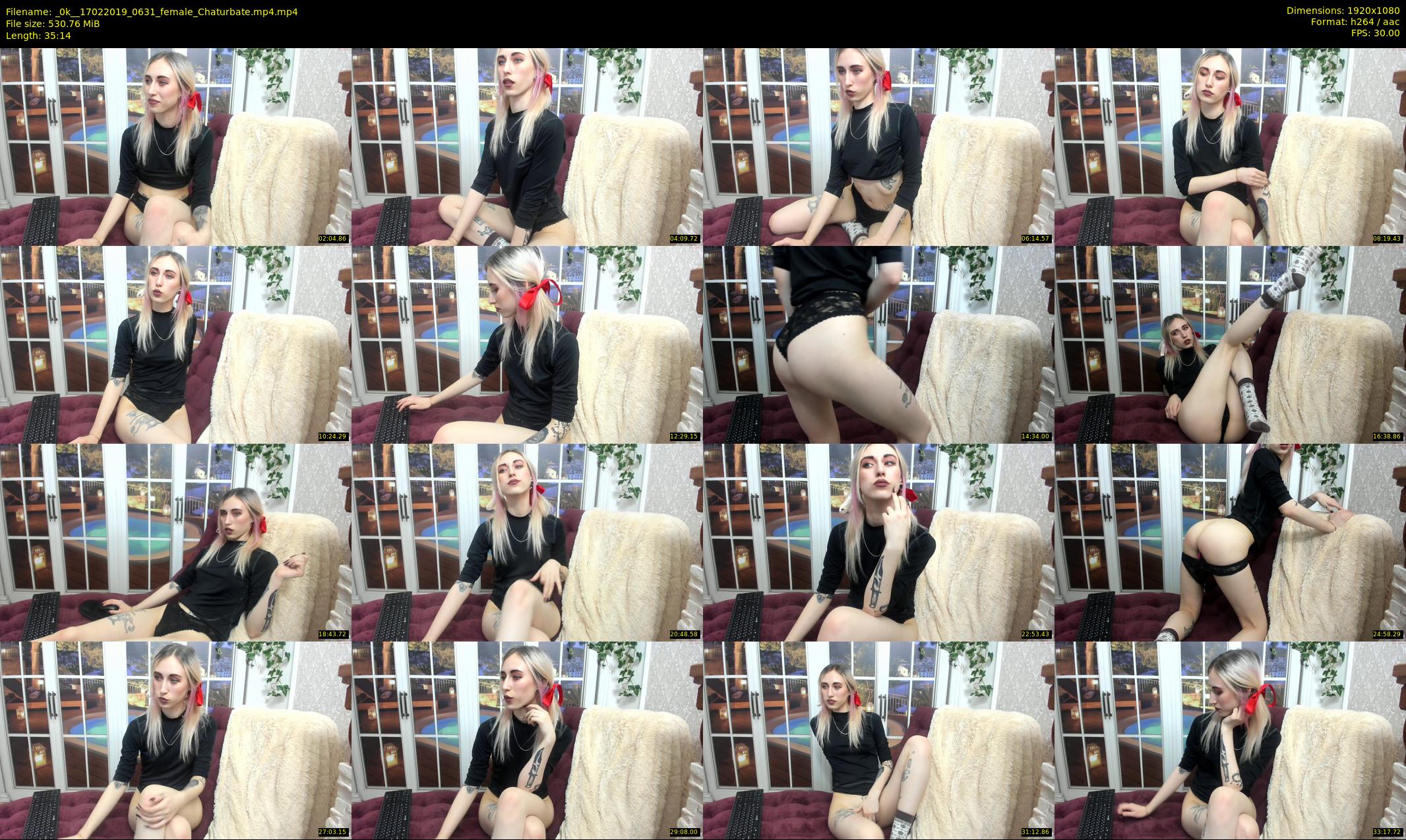 _0k_ — 36 minute Chaturbate female cam show recording, 1080p, Feb 17, 2019