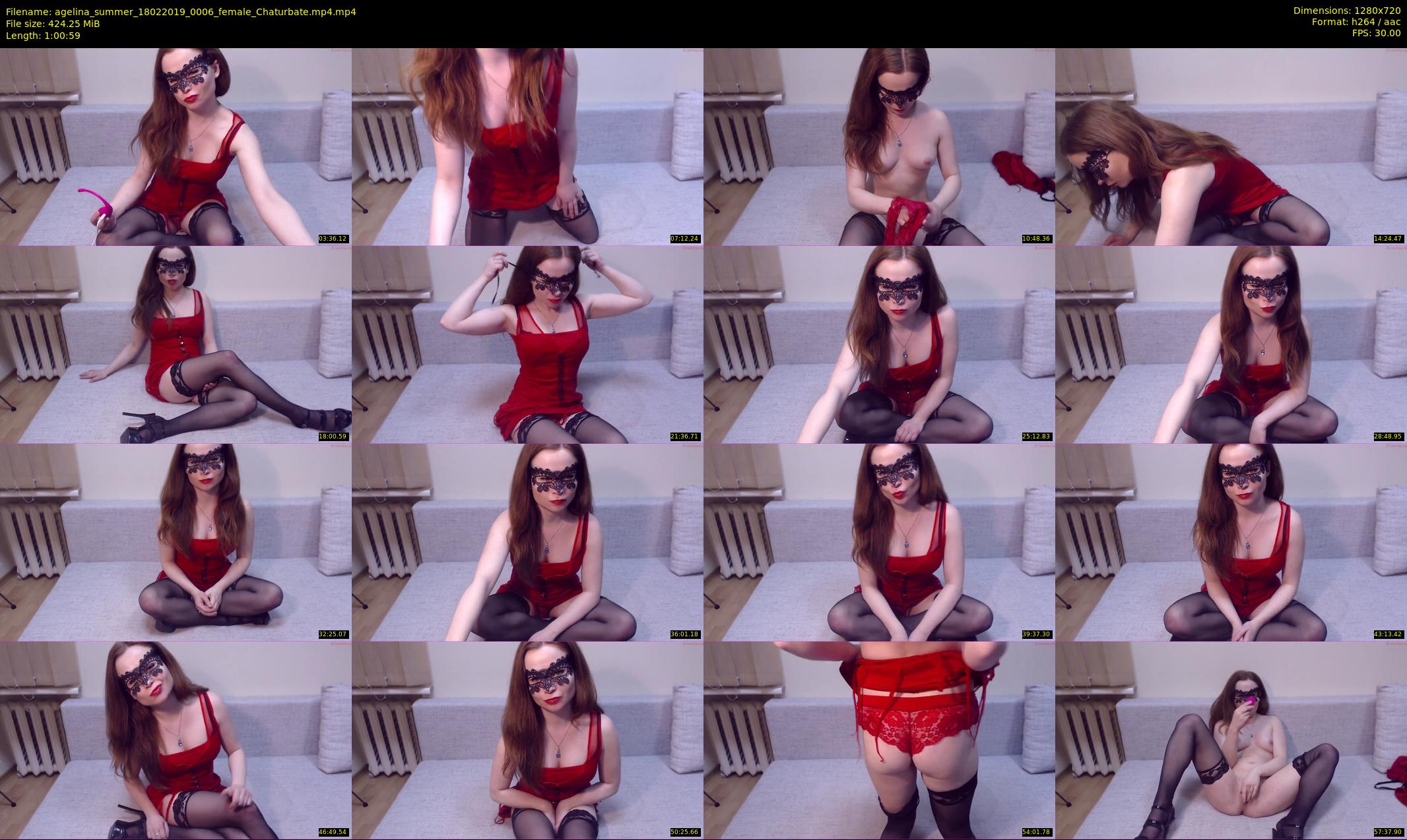 agelina_summer — 61 minute Chaturbate female cam show recording, 720p, Feb 18, 2019