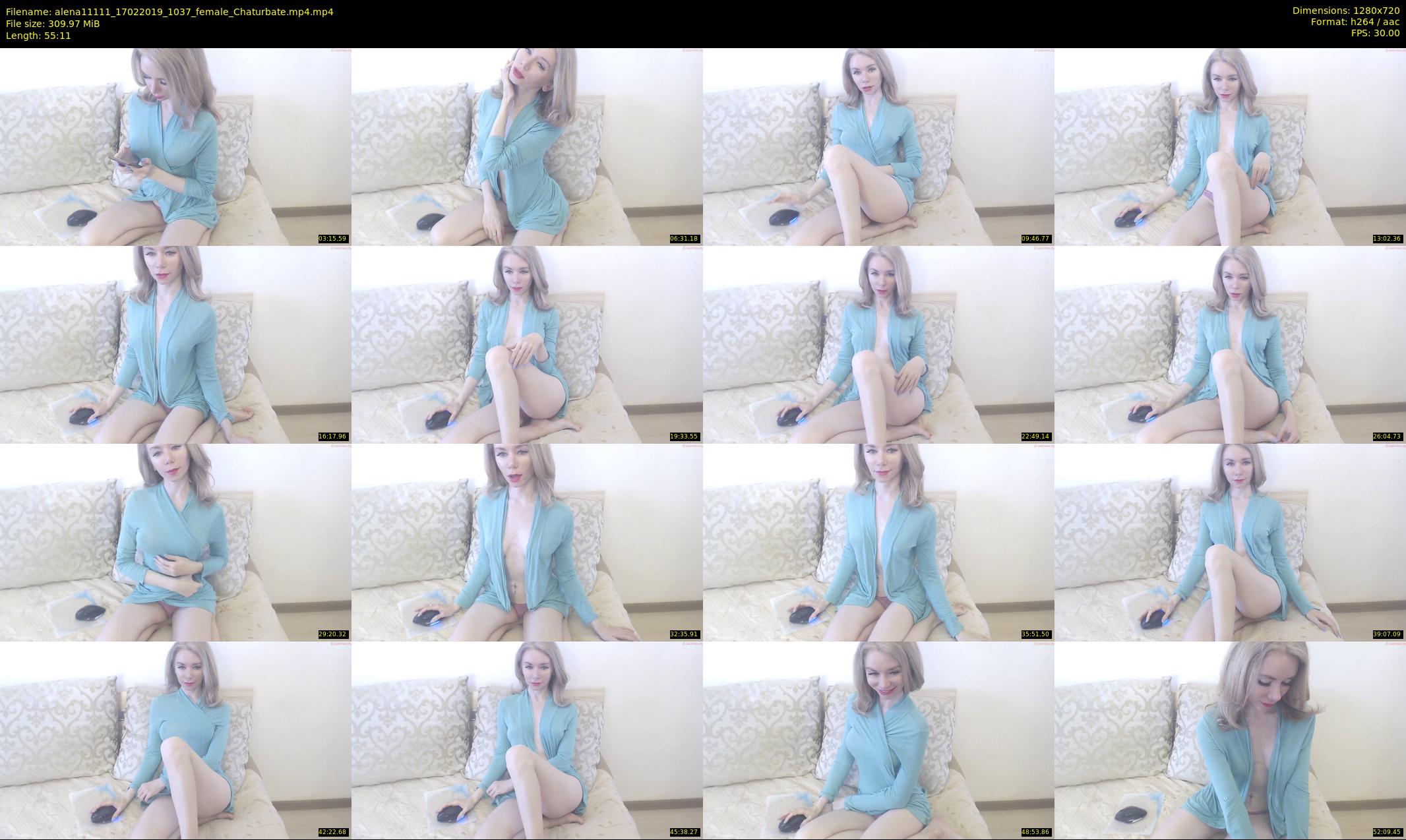 alena11111 — 56 minute Chaturbate female cam show recording, 720p, Feb 17, 2019