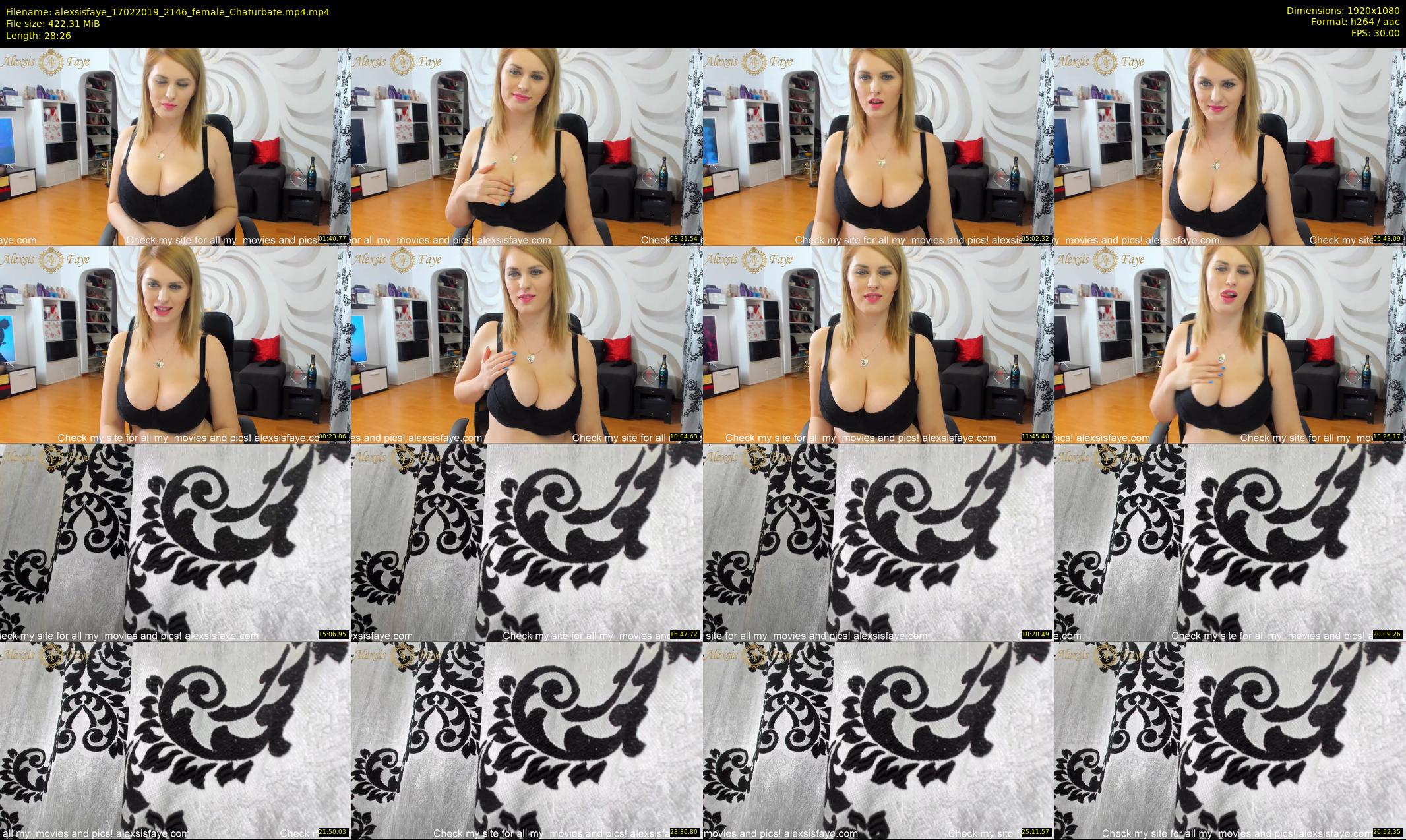 alexsisfaye — 29 minute Chaturbate female cam show recording, 1080p, Feb 17, 2019