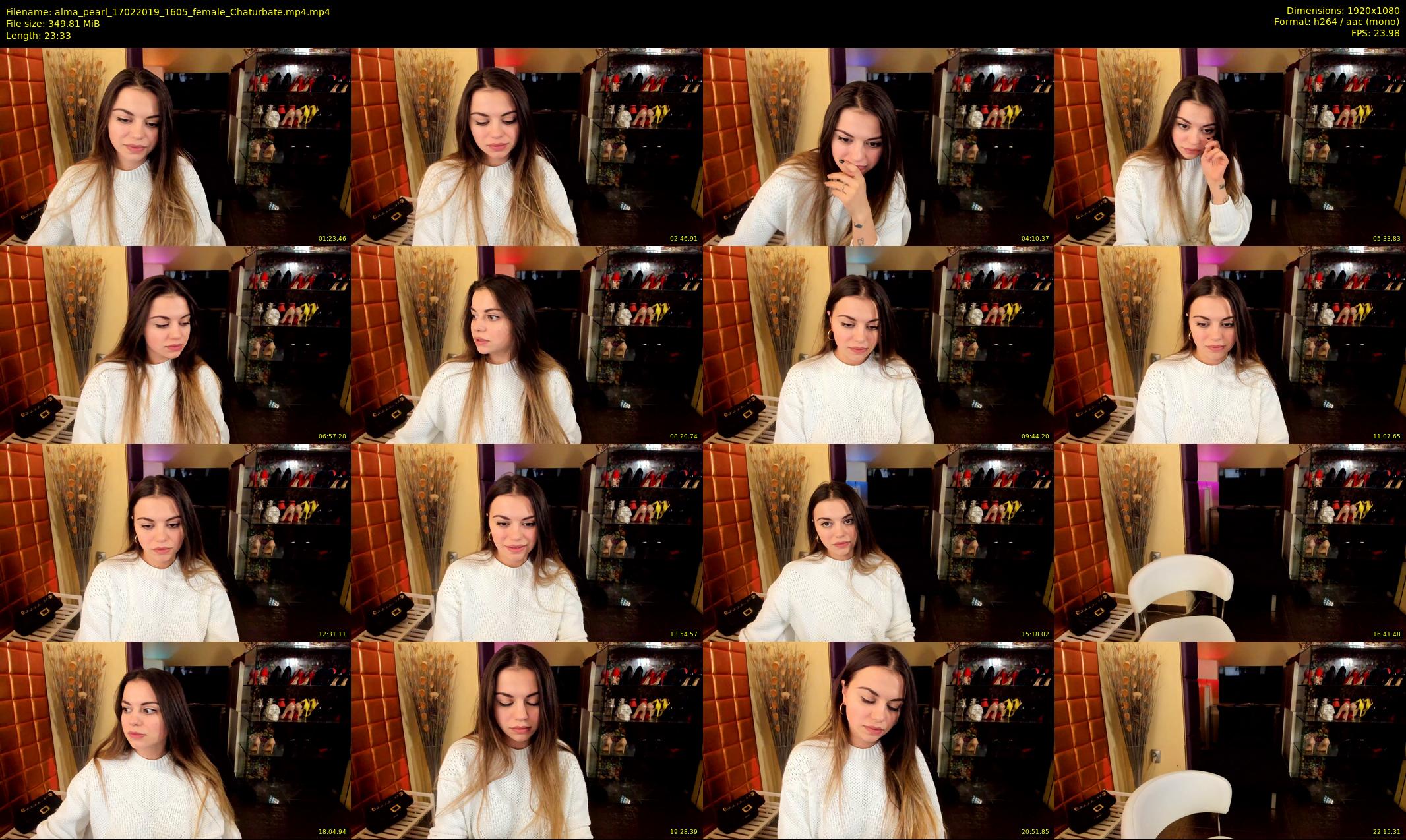 alma_pearl — 24 minute Chaturbate female cam show recording, 1080p, Feb 17, 2019