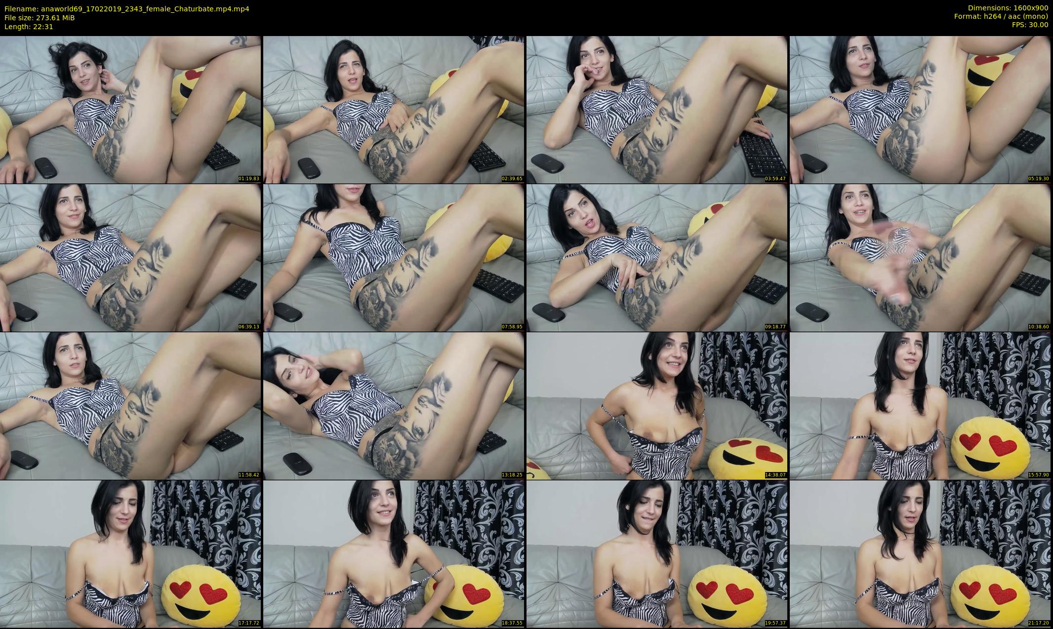 anaworld69 — 23 minute Chaturbate female cam show recording, 720p, Feb 17, 2019
