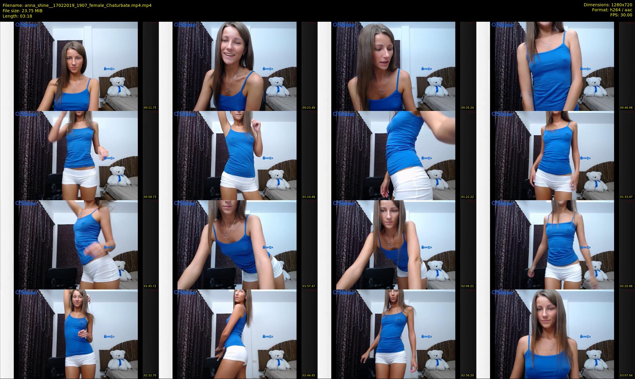 anna_shine_ — 4 minute Chaturbate female cam show recording, 720p, Feb 17, 2019