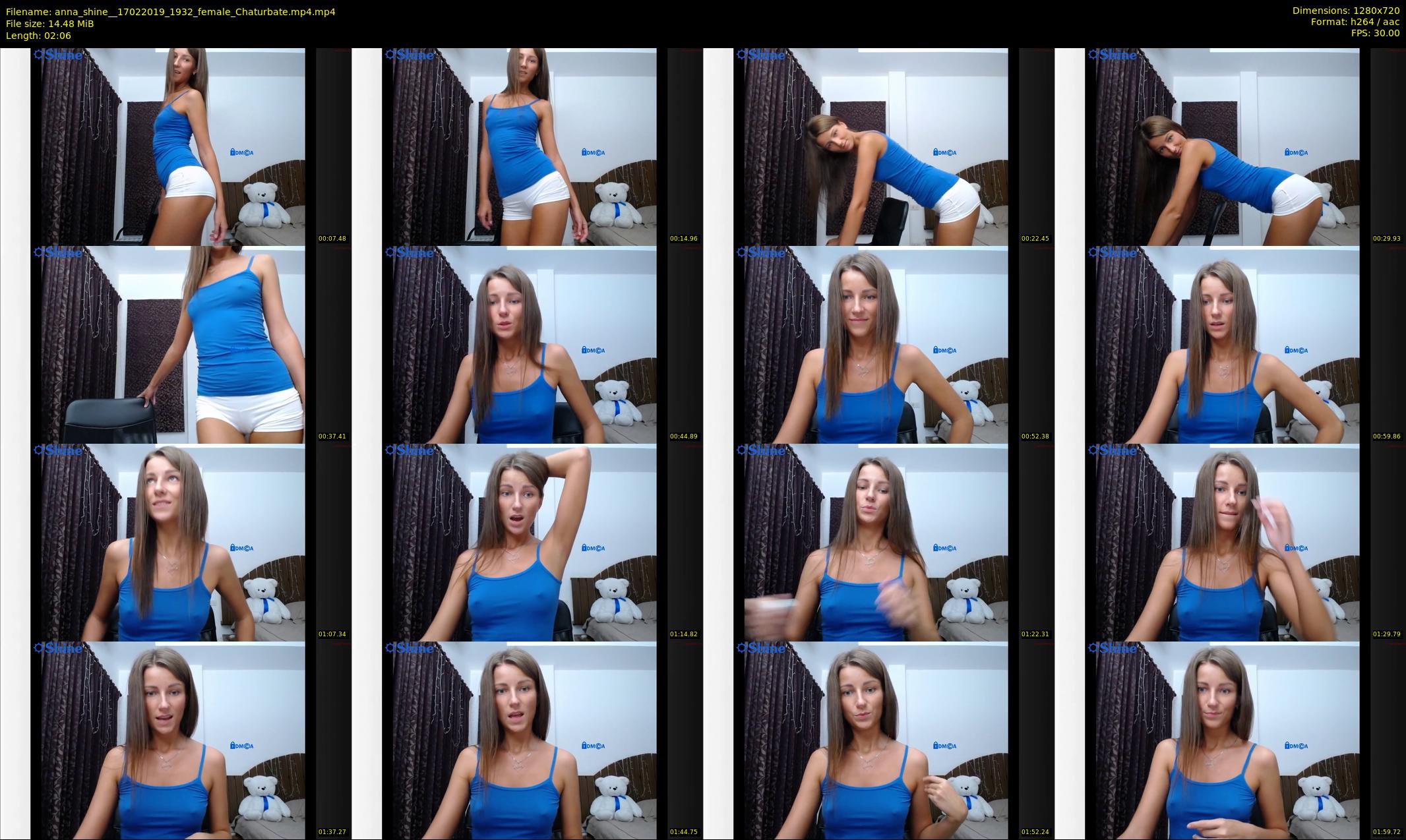 anna_shine_ — 3 minute Chaturbate female cam show recording, 720p, Feb 17, 2019
