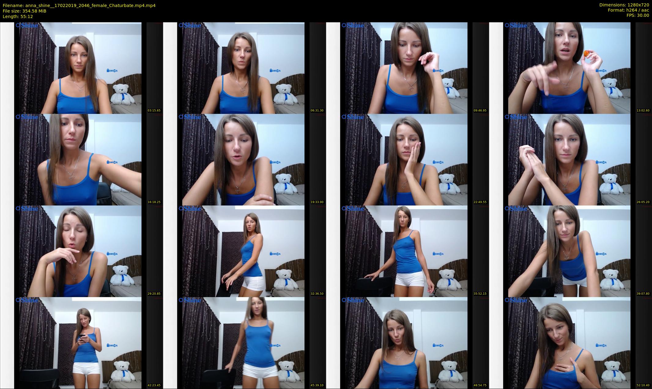 anna_shine_ — 56 minute Chaturbate female cam show recording, 720p, Feb 17, 2019