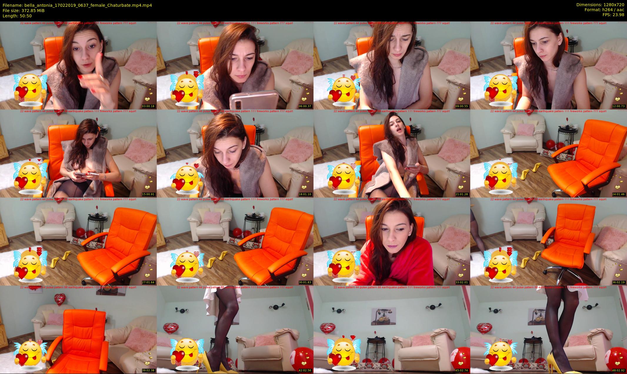 bella_antonia — 51 minute Chaturbate female cam show recording, 720p, Feb 17, 2019