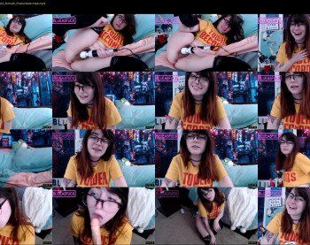 blueasfuck — 56 minute Chaturbate female cam show recording, 1080p, Feb 17, 2019