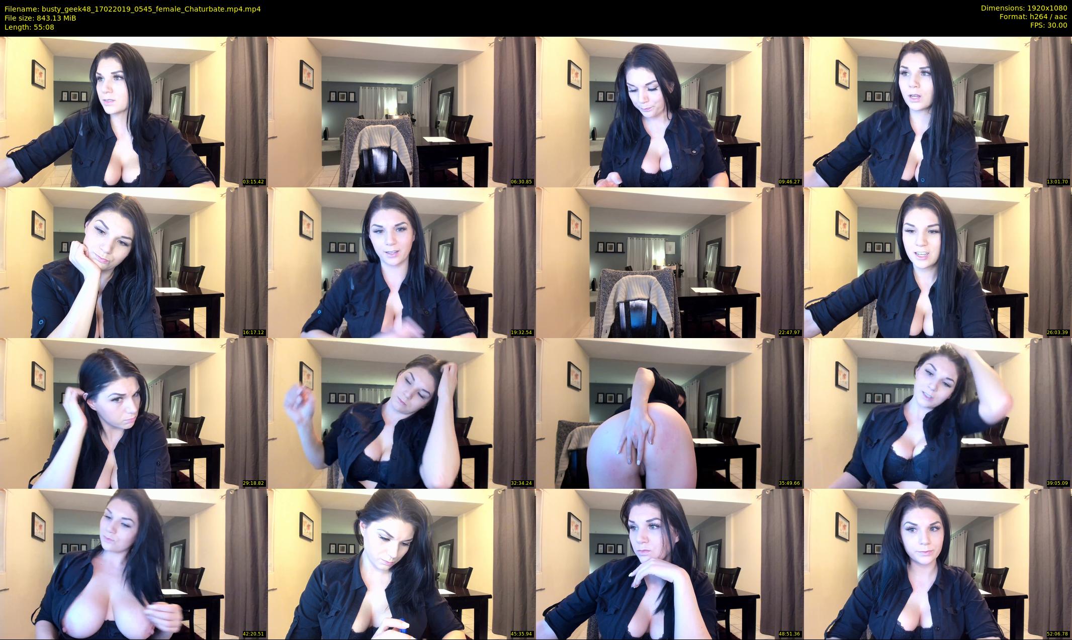busty_geek48 — 56 minute Chaturbate female cam show recording, 1080p, Feb 17, 2019
