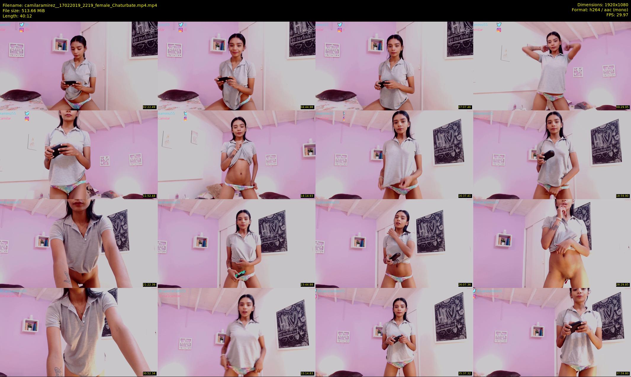 camilaramirez_ — 41 minute Chaturbate female cam show recording, 1080p, Feb 17, 2019