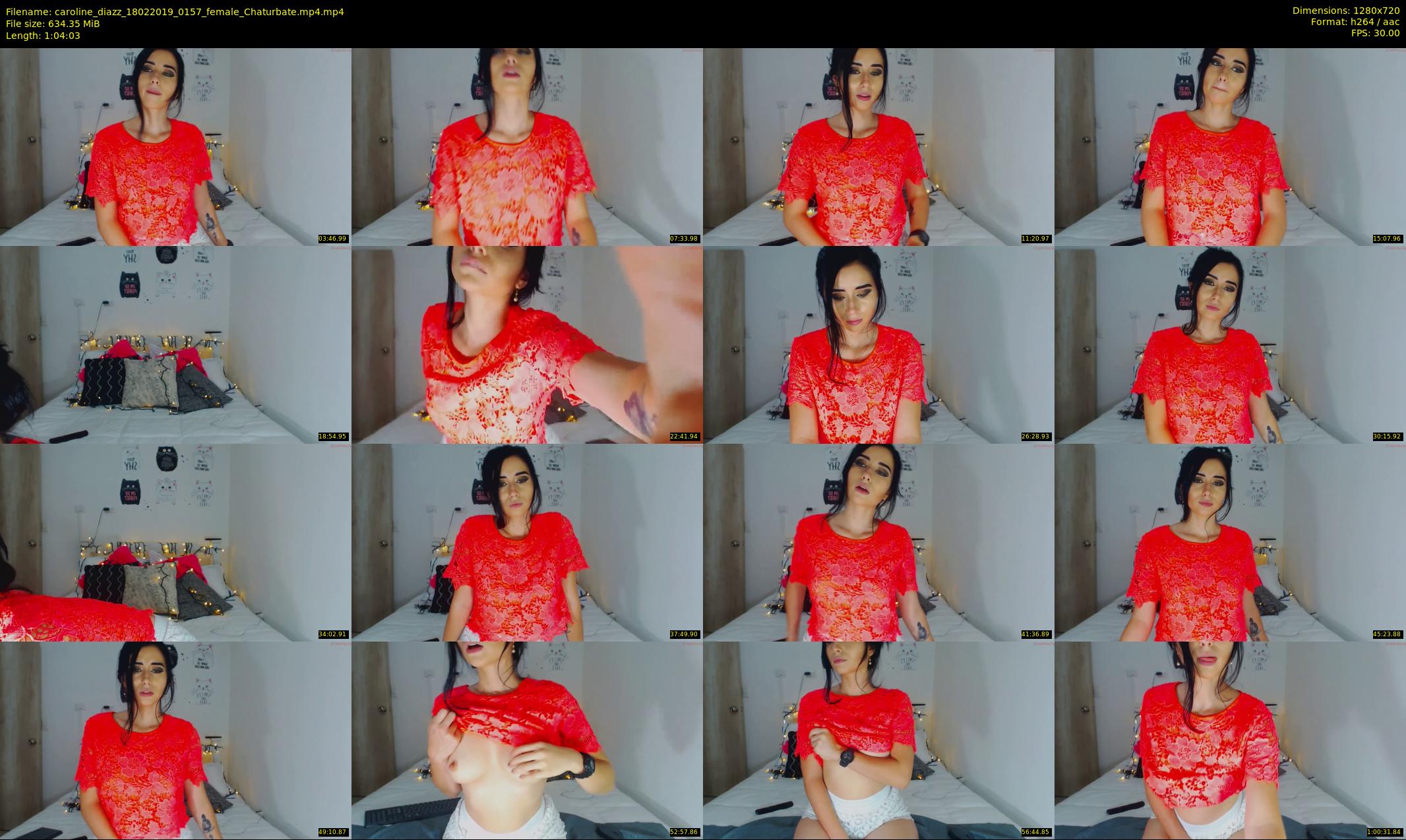 caroline_diazz — 65 minute Chaturbate female cam show recording, 720p, Feb 18, 2019