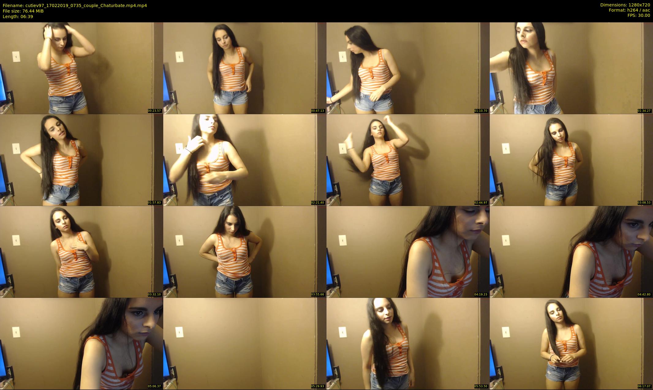 cutiev97 — 7 minute Chaturbate couple cam show recording, 720p, Feb 17, 2019