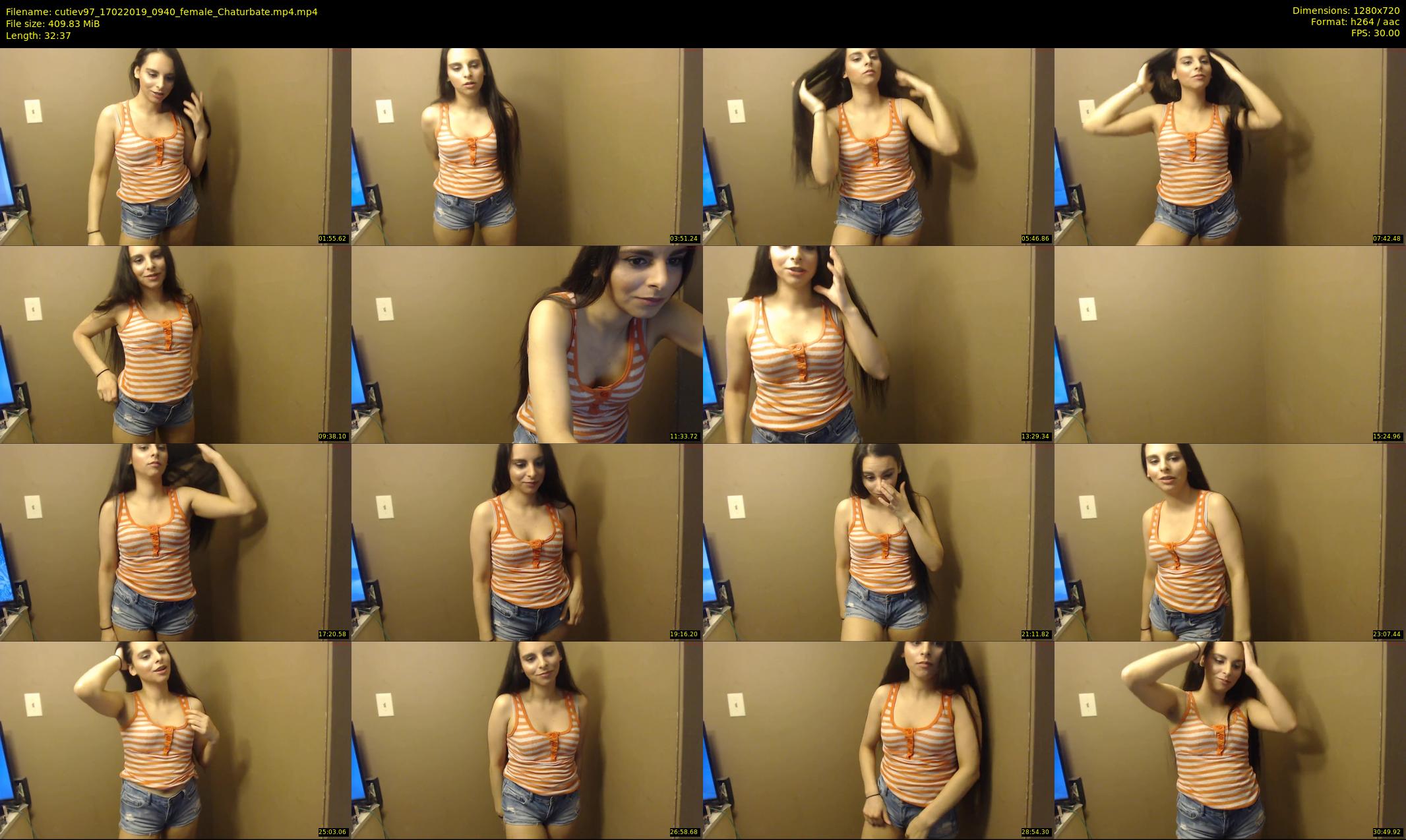 cutiev97 — 33 minute Chaturbate couple cam show recording, 720p, Feb 17, 2019