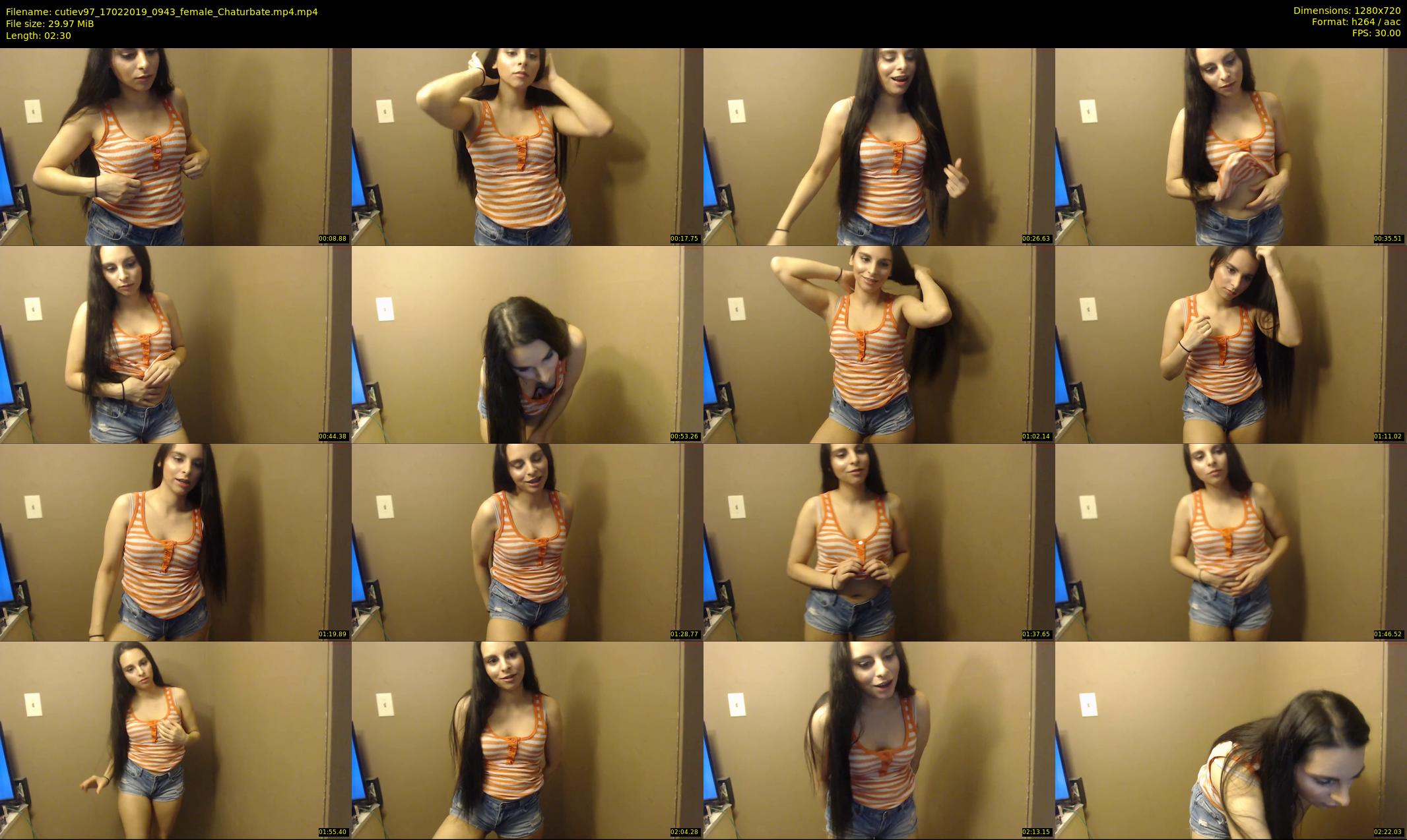 cutiev97 — 3 minute Chaturbate couple cam show recording, 720p, Feb 17, 2019