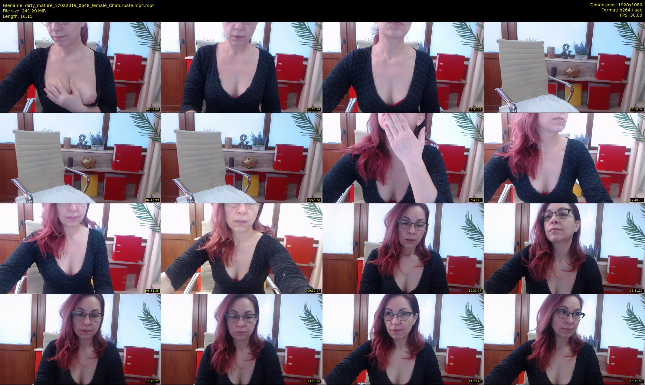 dirty_mature — 17 minute Chaturbate female cam show recording, 1080p, Feb 17, 2019