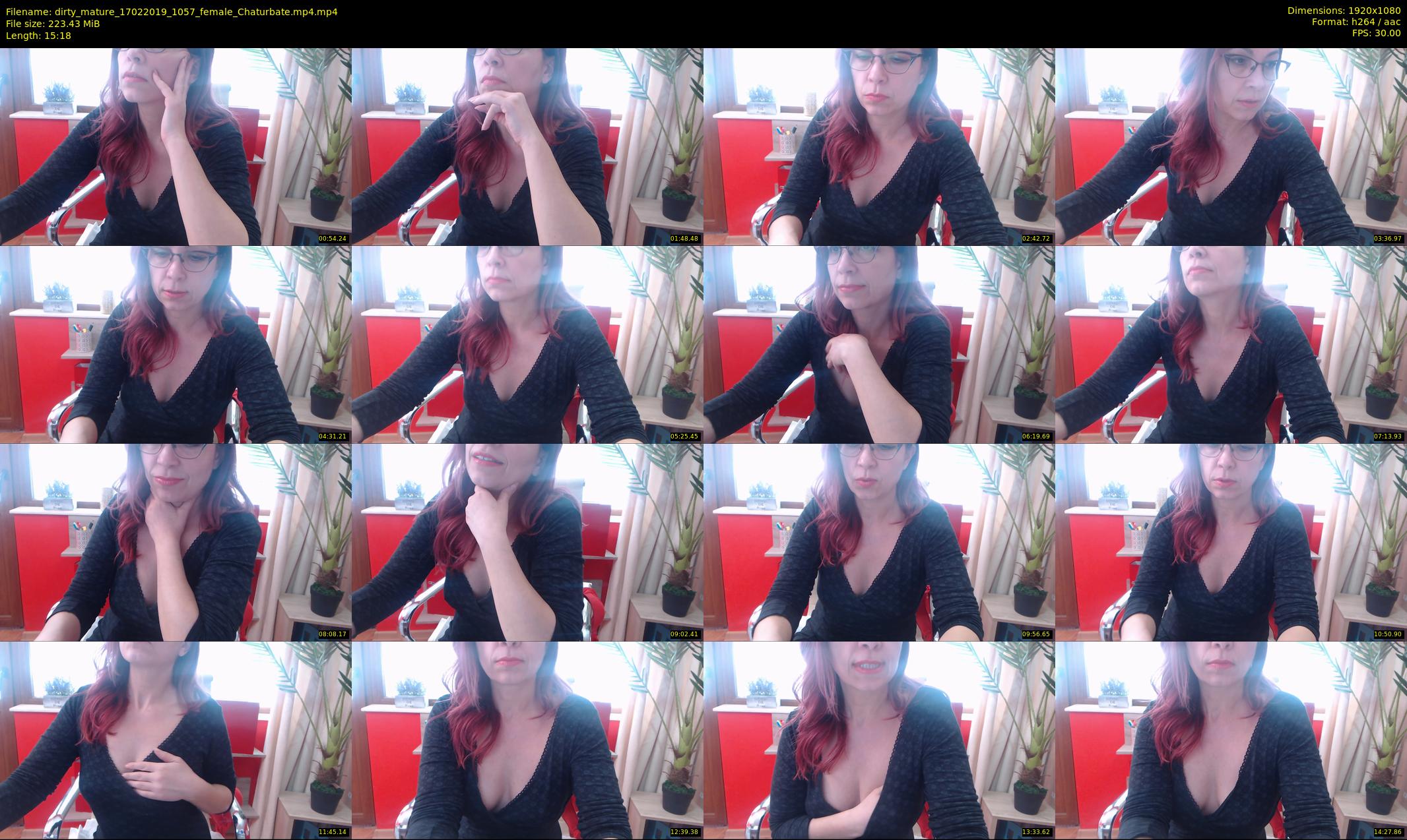 dirty_mature — 16 minute Chaturbate female cam show recording, 1080p, Feb 17, 2019