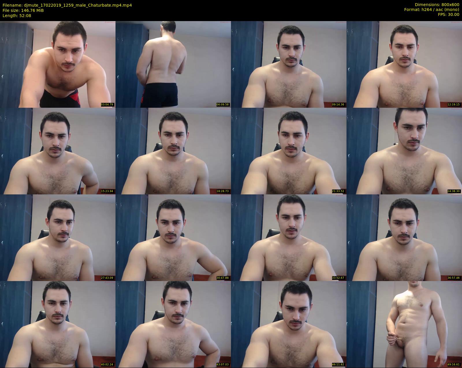 djmute — 53 minute Chaturbate male cam show recording, 480p, Feb 17, 2019