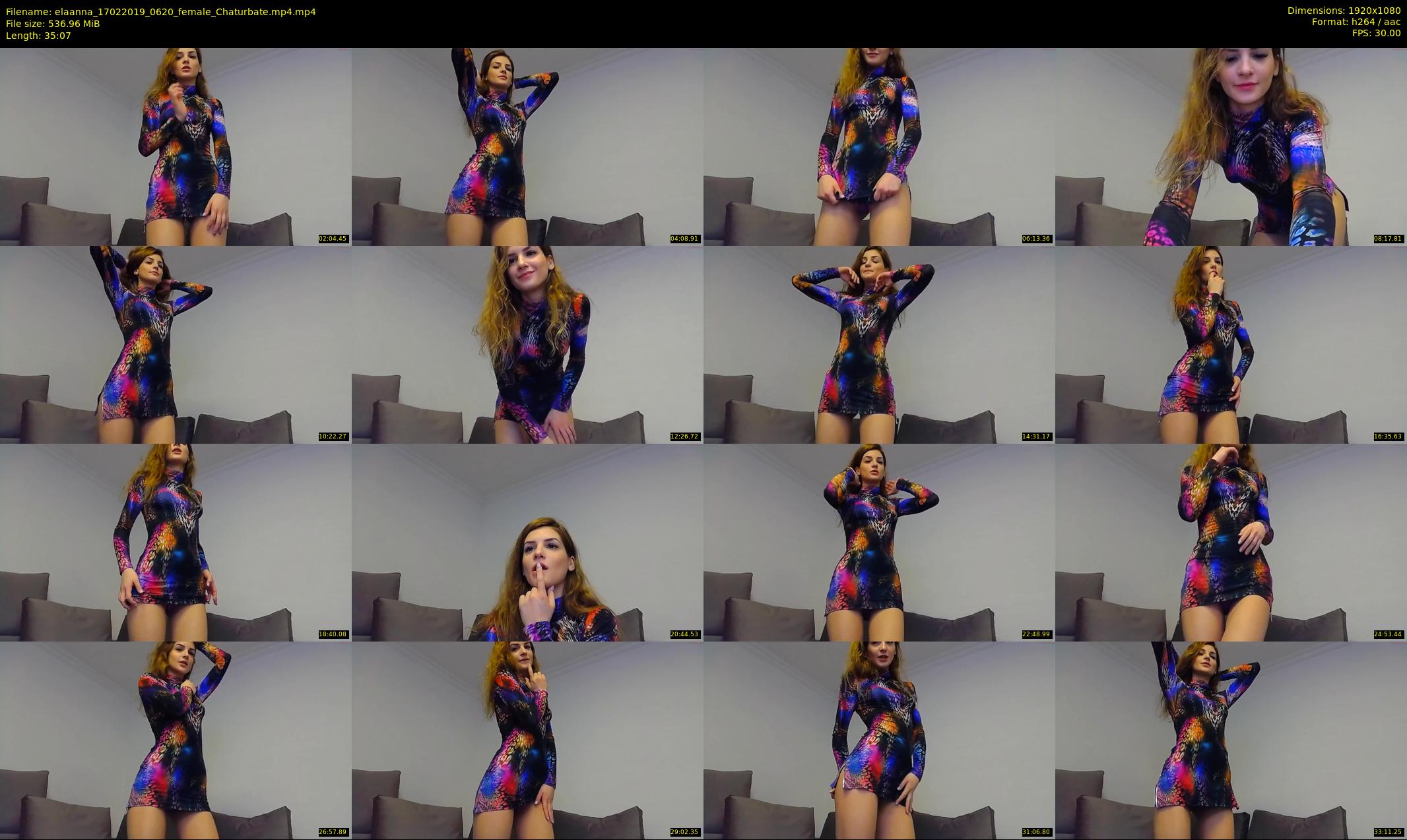 elaanna — 36 minute Chaturbate female cam show recording, 1080p, Feb 17, 2019