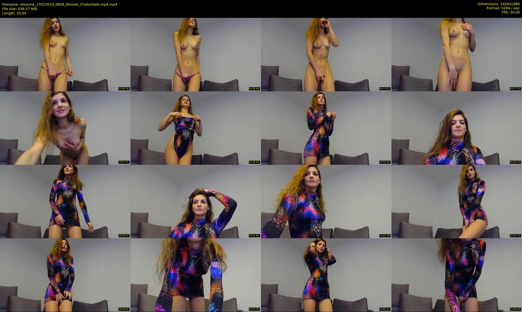 elaanna — 36 minute Chaturbate female cam show recording, 1080p, Feb 17, 2019