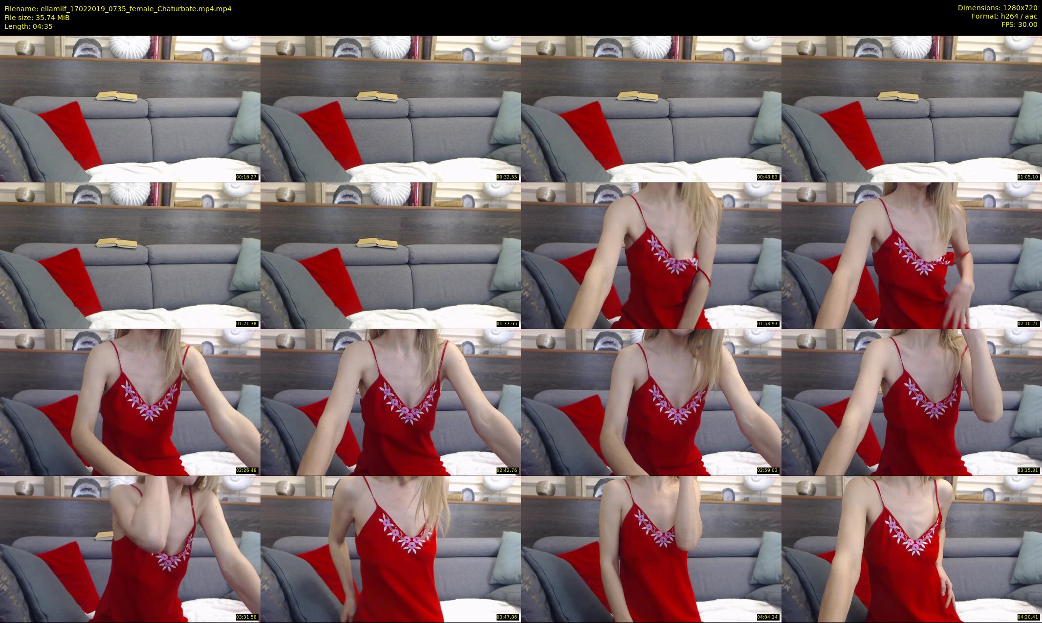 ellamilf — 5 minute Chaturbate female cam show recording, 720p, Feb 17, 2019