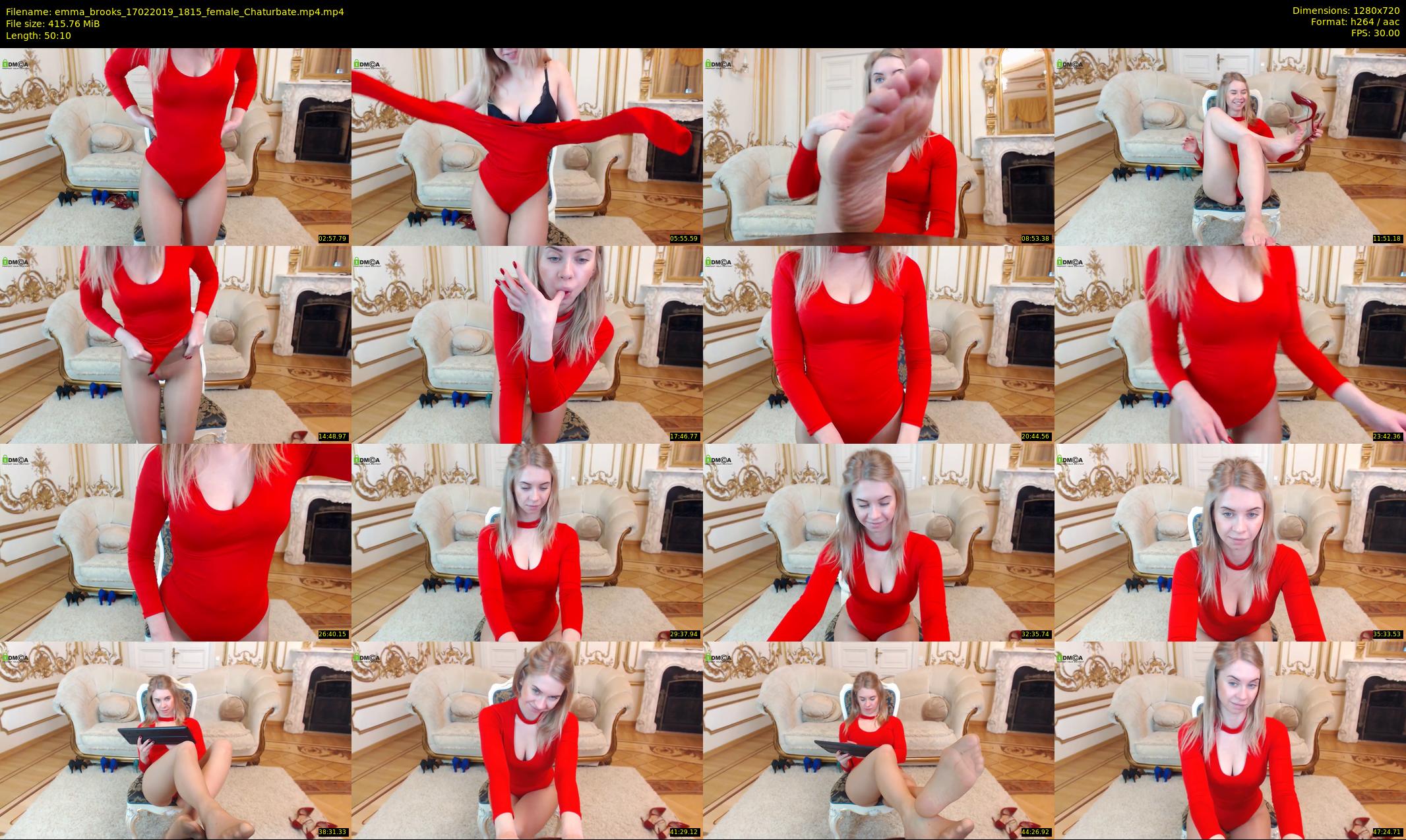 emma_brooks — 51 minute Chaturbate female cam show recording, 720p, Feb 17, 2019