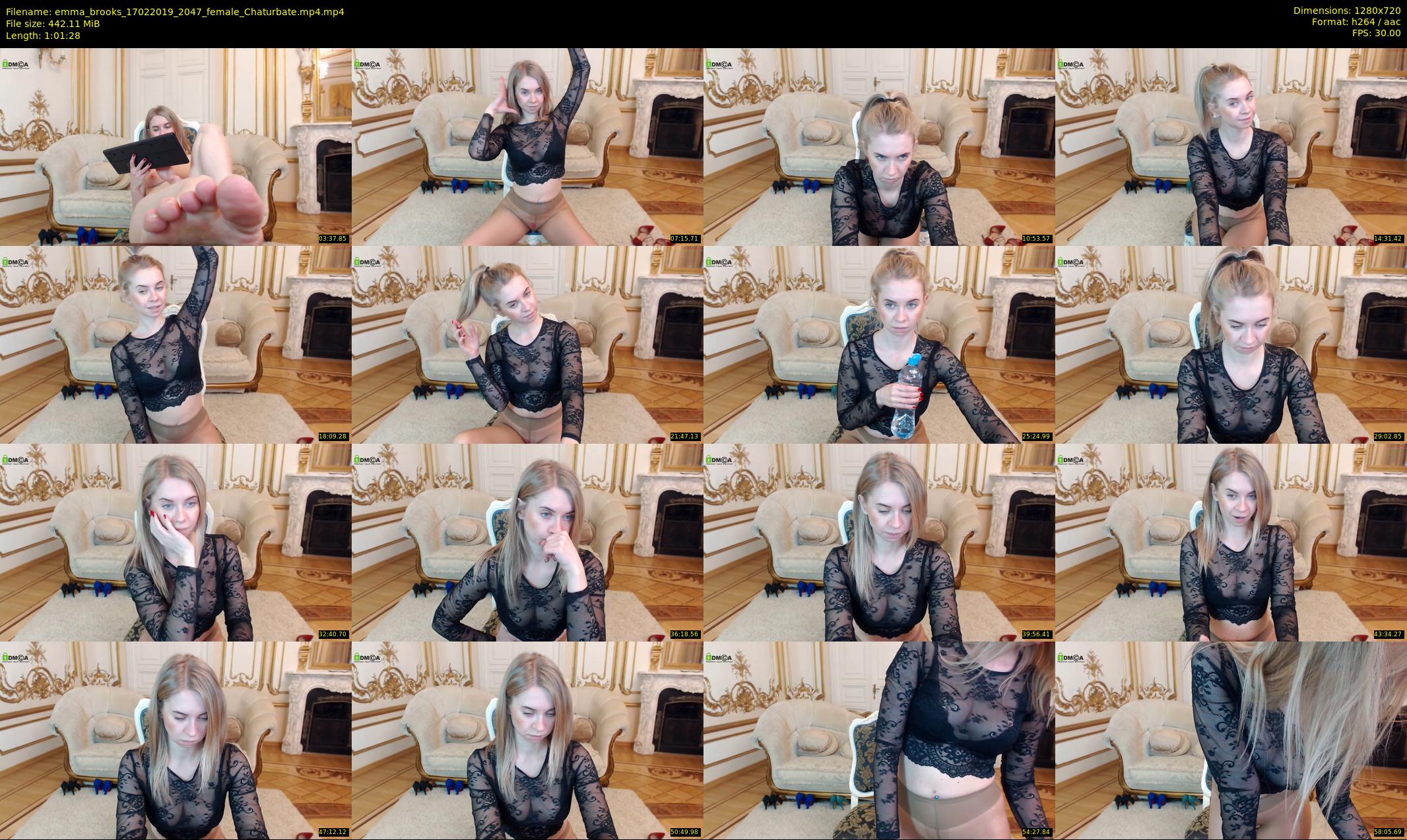 emma_brooks — 62 minute Chaturbate female cam show recording, 720p, Feb 17, 2019