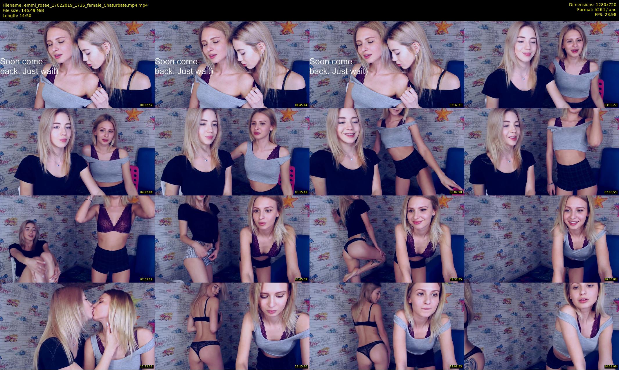 emmi_rosee — 15 minute Chaturbate female cam show recording, 720p, Feb 17, 2019