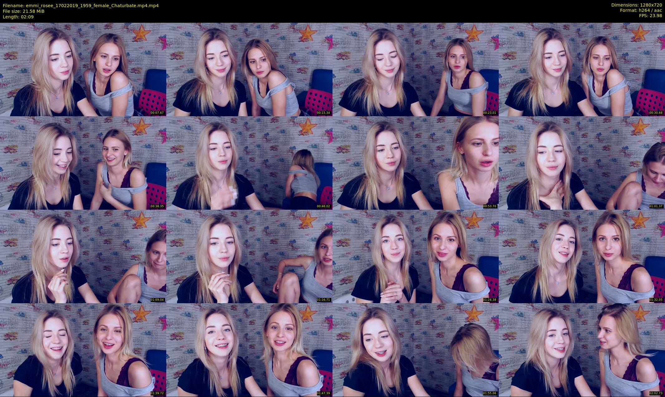 emmi_rosee — 3 minute Chaturbate female cam show recording, 720p, Feb 17, 2019
