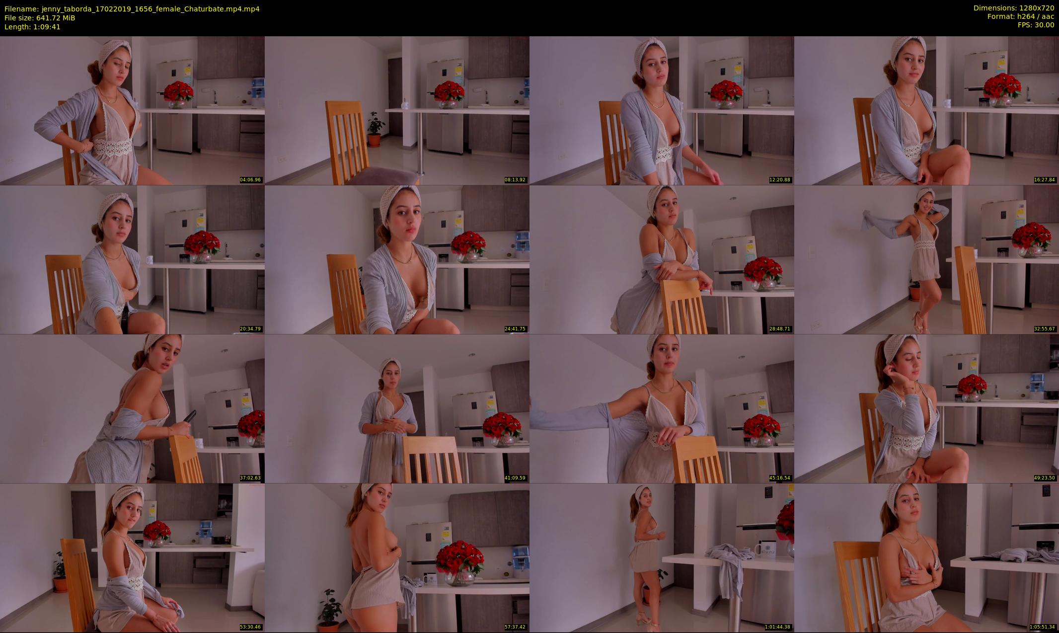 jenny_taborda — 70 minute Chaturbate female cam show recording, 720p, Feb 17, 2019