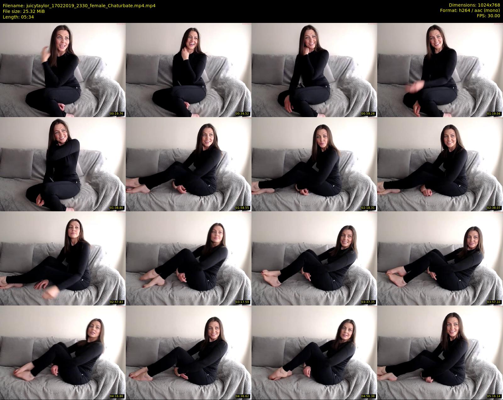 juicytaylor — 6 minute Chaturbate female cam show recording, 720p, Feb 17, 2019