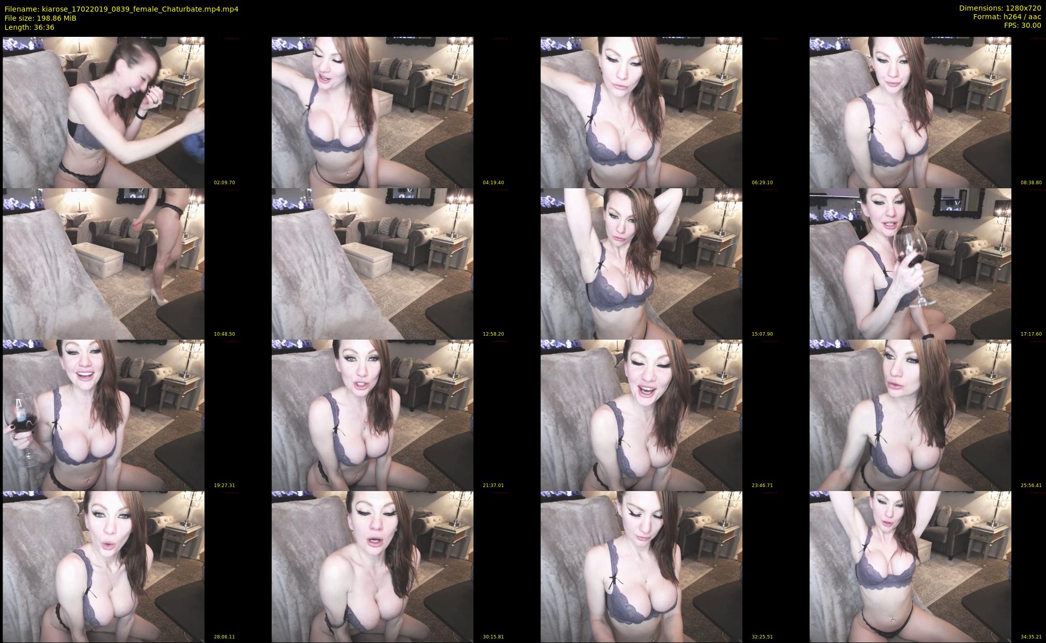 kiarose — 37 minute Chaturbate female cam show recording, 720p, Feb 17, 2019