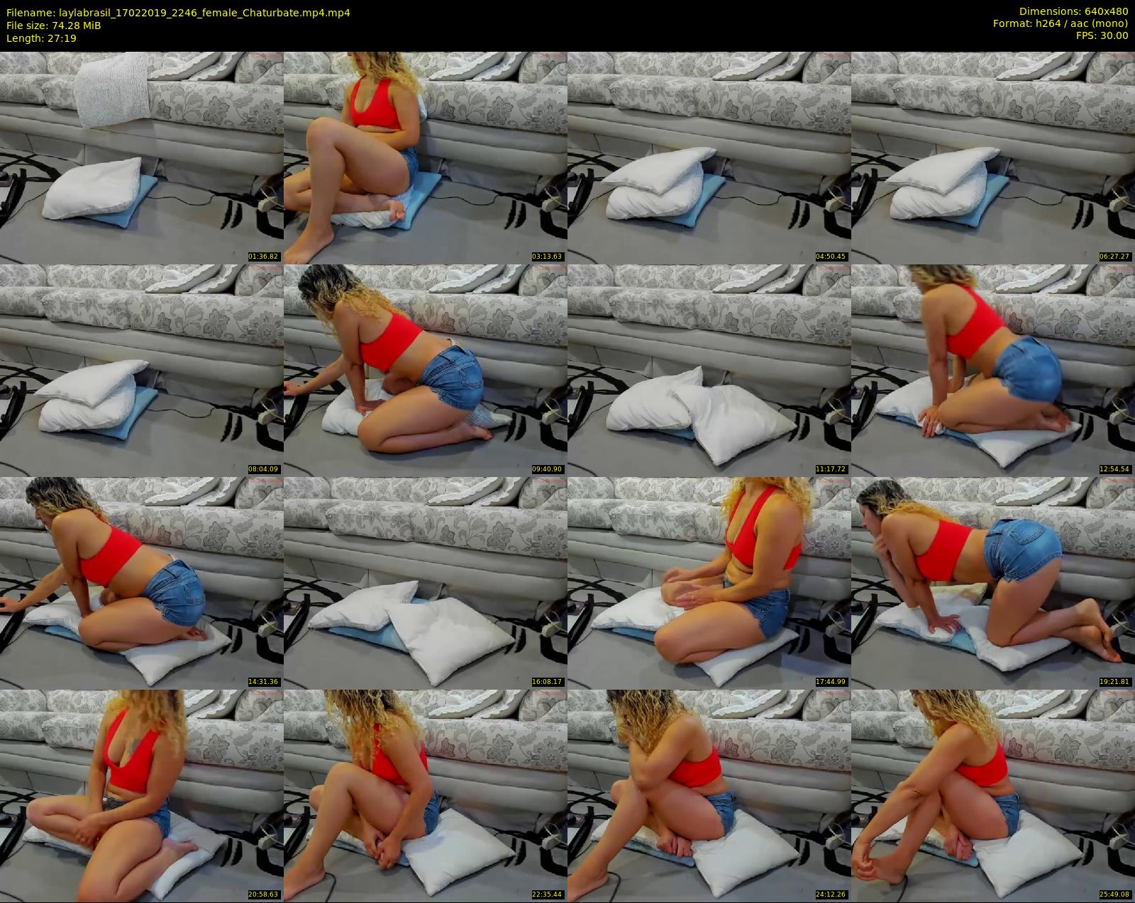 laylabrasil — 28 minute Chaturbate female cam show recording, 480p, Feb 17, 2019