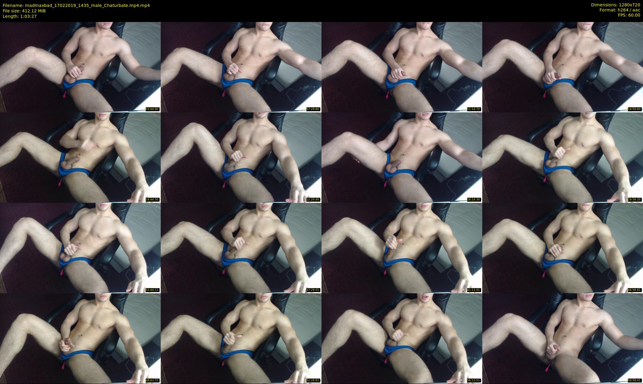 madmaxbad — 64 minute Chaturbate male cam show recording, 720p, Feb 17, 2019