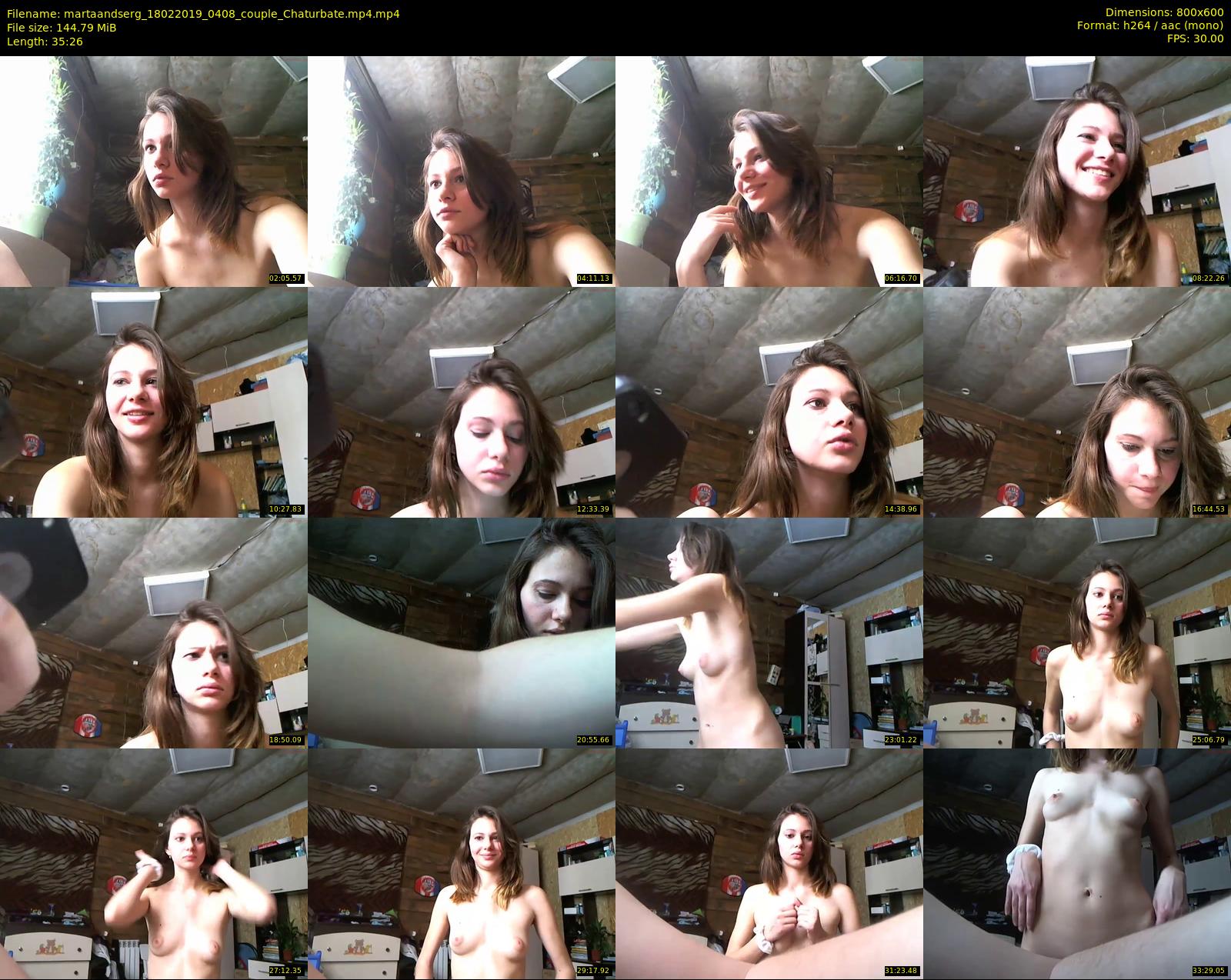 martaandserg — 36 minute Chaturbate female cam show recording, 480p, Feb 18, 2019